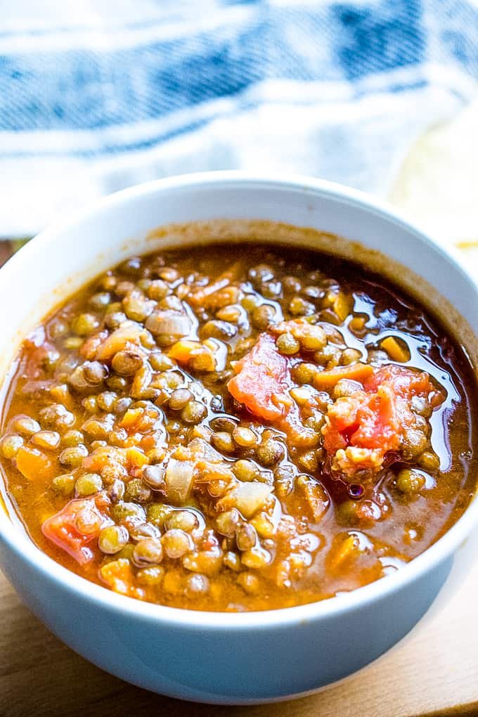vegetarian lentil soup