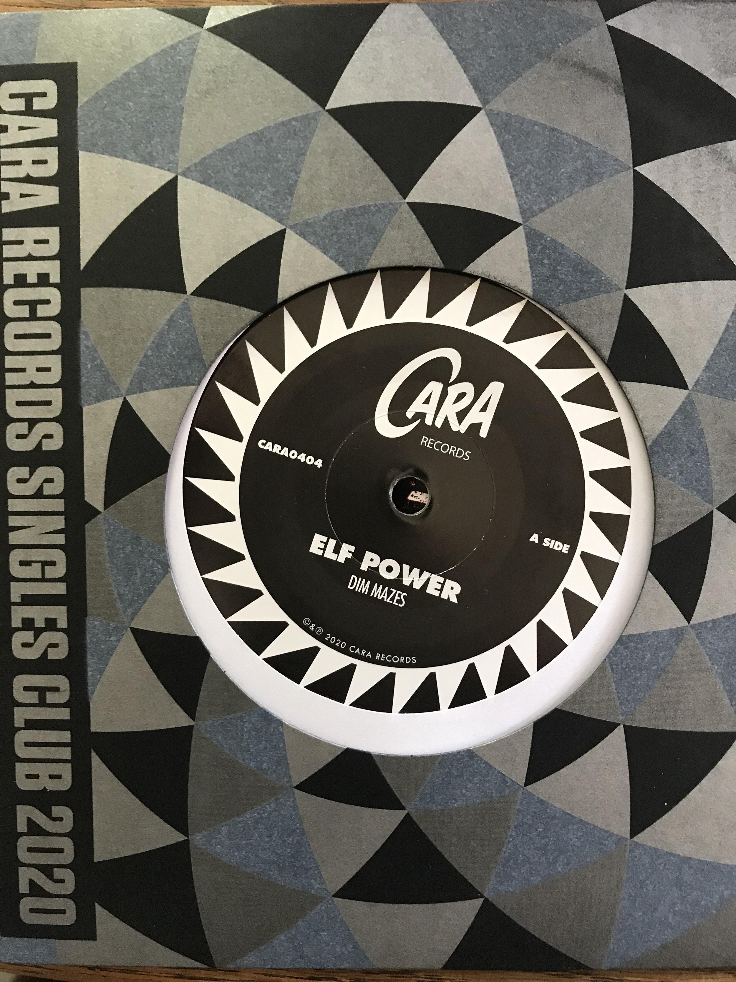 Elf Power Cara Records Singles Club 2020 7" Vinyl single