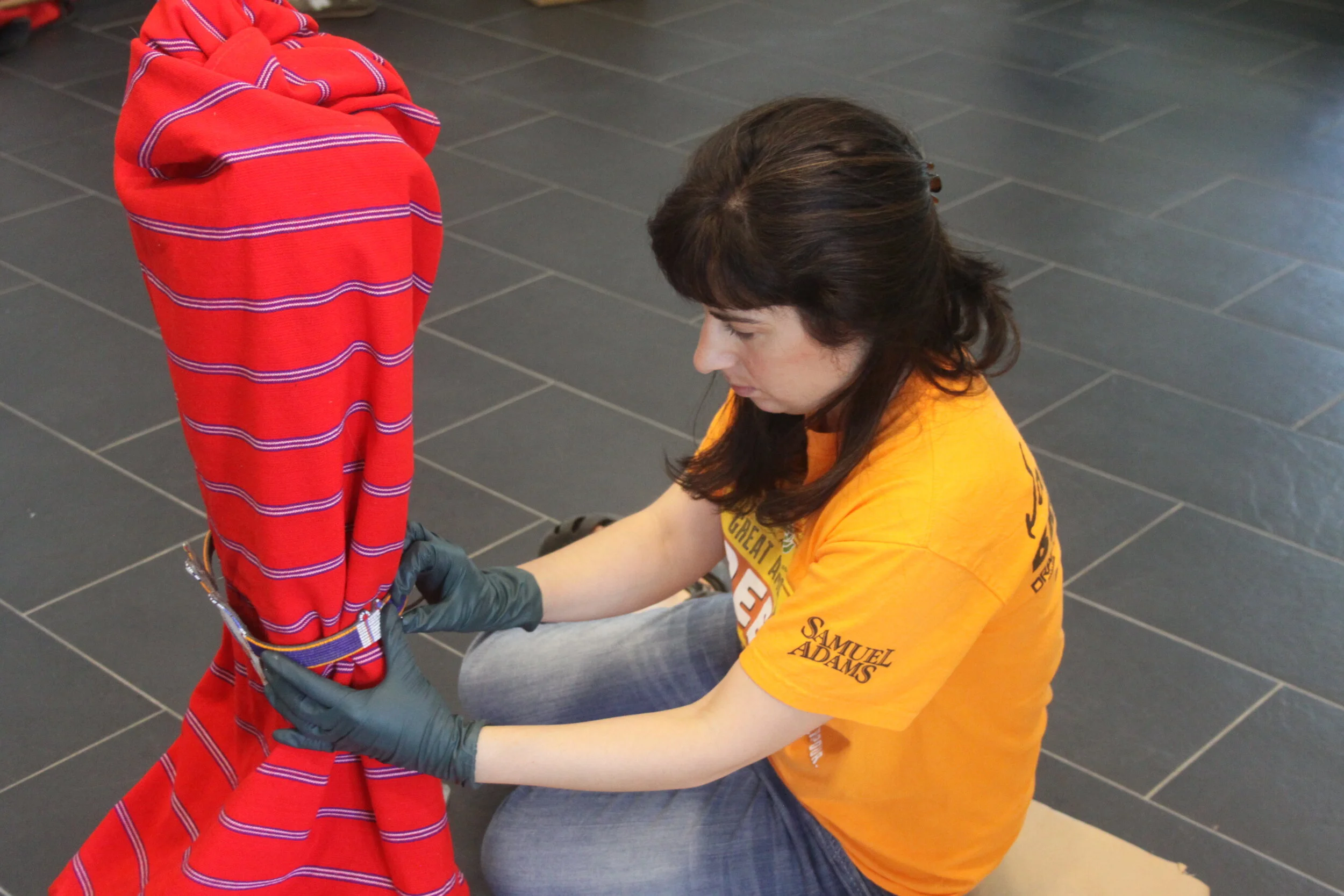 Maintaining Pastoral Identity in a Changing World, Institute of Behavioral Science Building, object curation and placement, case layout, mount making, graphic design (case install)