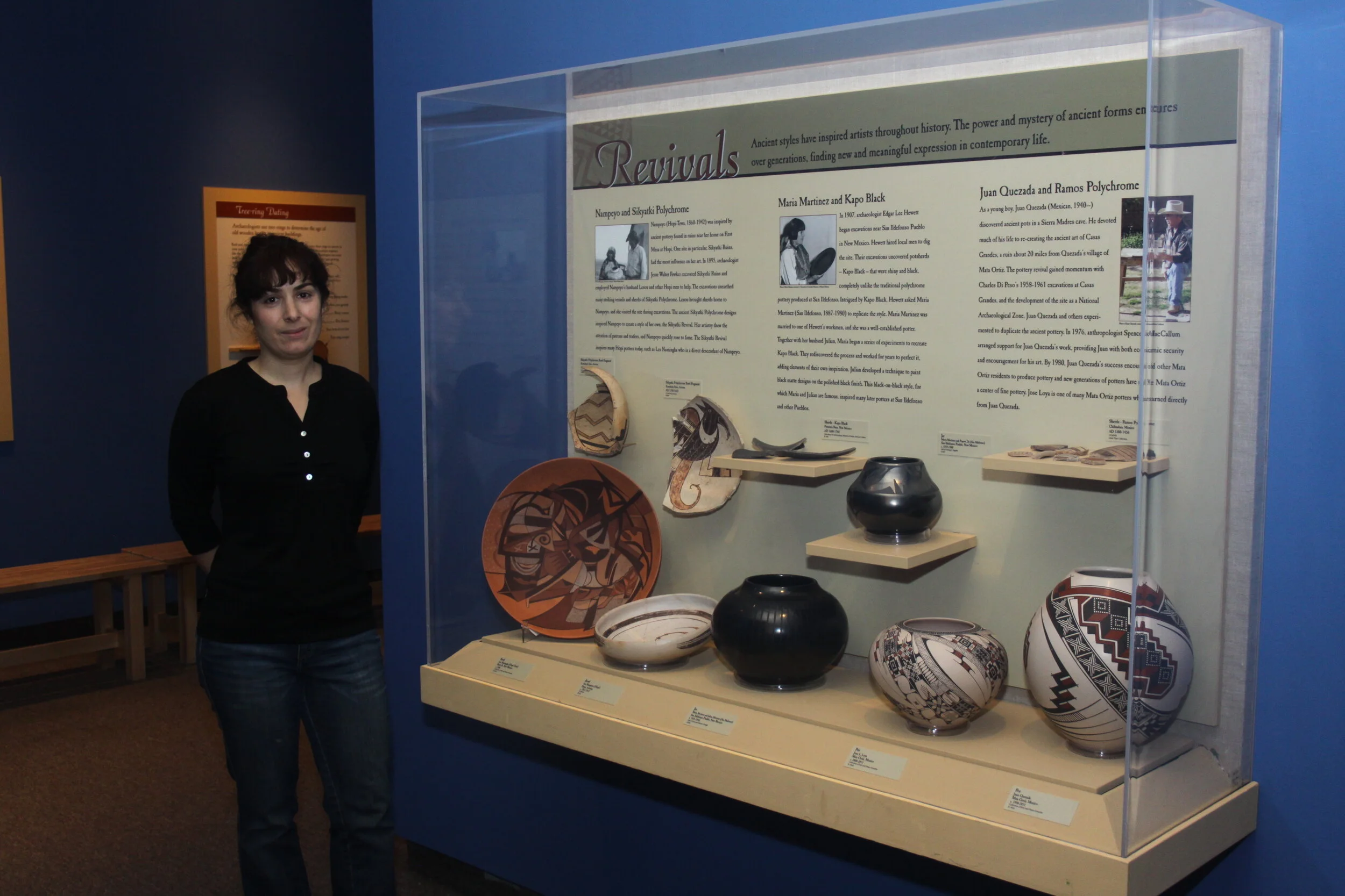 Revivals, CU Museum of Natural History, case layout, graphic design, mount making, object placement