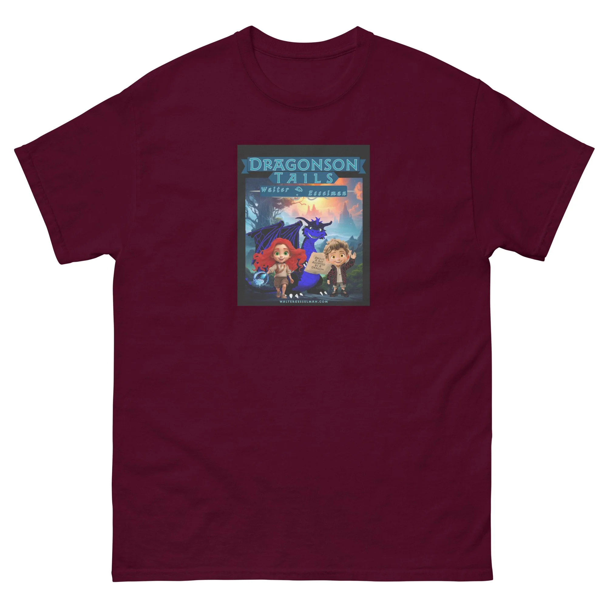 unisex-classic-tee-maroon-front-6796766f62a0a.jpg