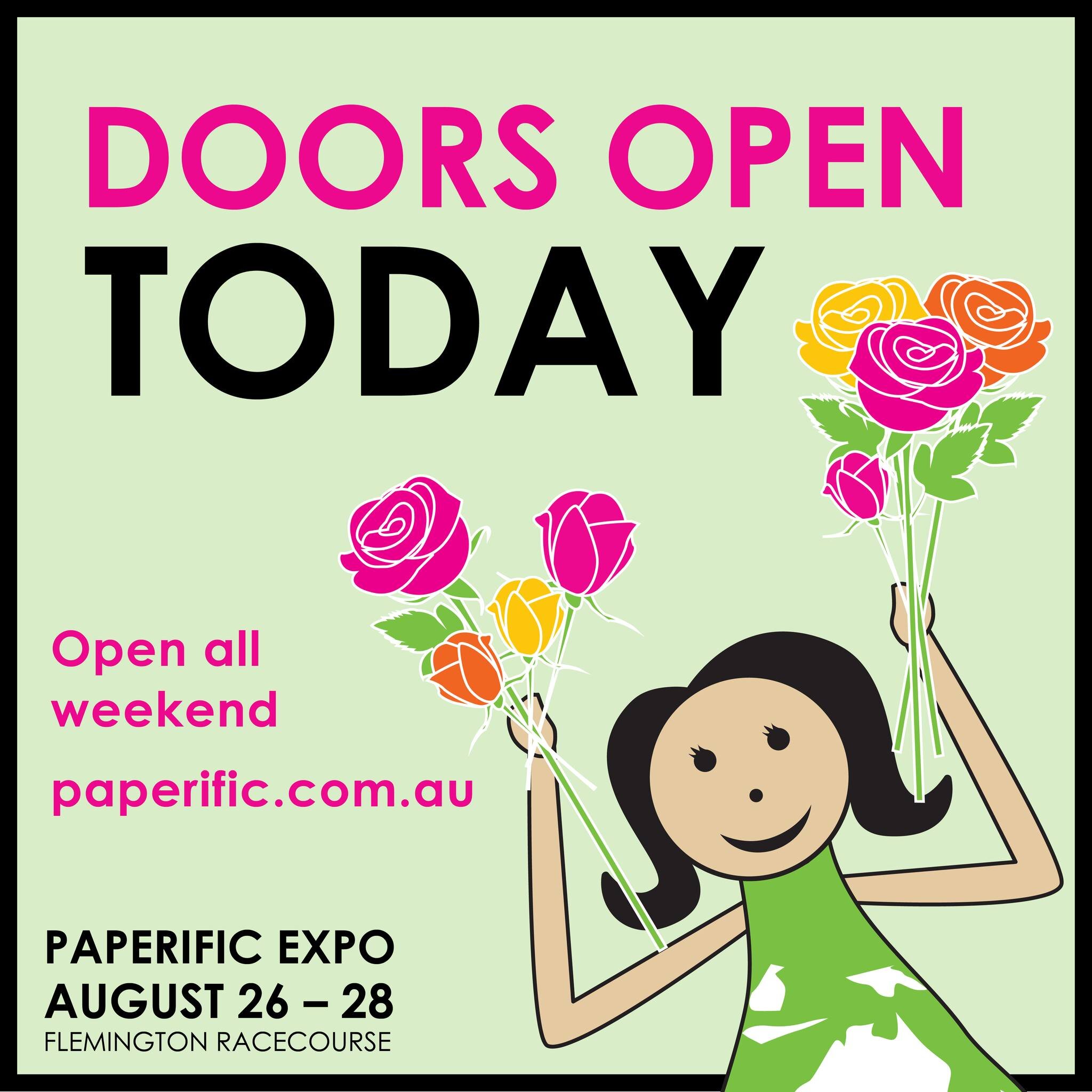 Paperific is now open for the next three days! Make &amp; Takes, mini classes, workshops, demonstration and shopping! From 9:30 to 4pm at Flemington Racecourse (Victorian Racing Club). We can't wait to see you! 
.
.
#Paperific2023 #Paperific #Scrapbo