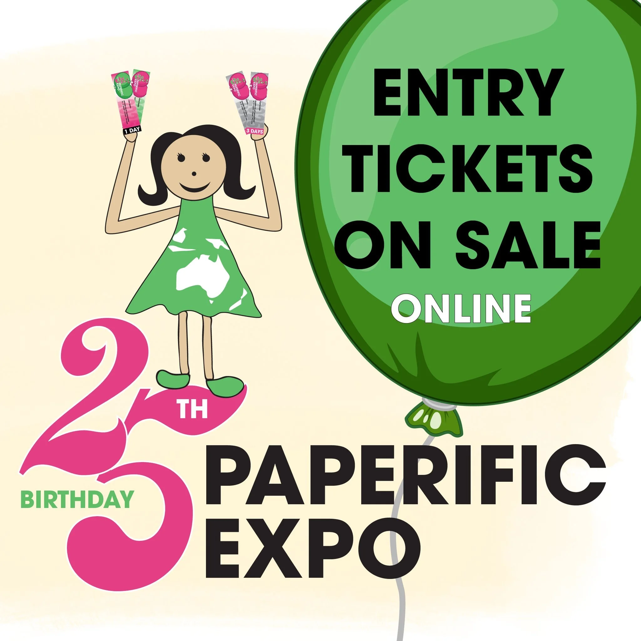🎟️ Paperific is THIS WEEKEND! 🎟️
🗓️ 29th &ndash; 31st August
📍 Moonee Valley Racecourse

✅ One-Day Tickets
If you're booking a  One day ticket online for Saturday or Sunday but your one-day ticket shows Friday&rsquo;s date &mdash; don&rsquo;t wor