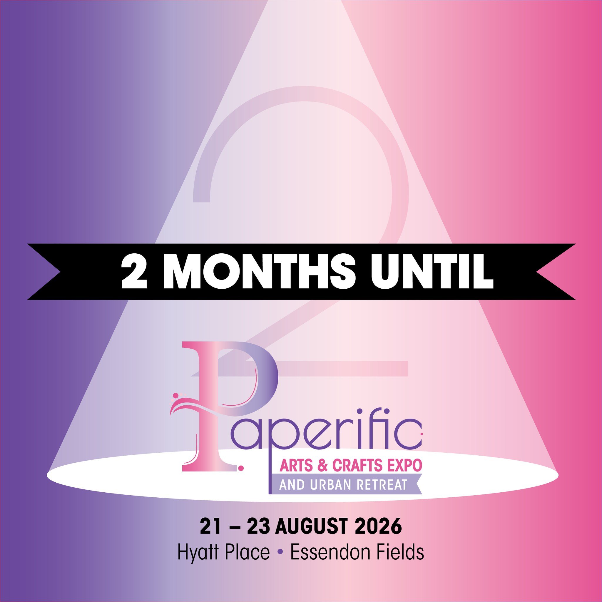 🎉 Two Months Until Paperific! 🎉

Paperific Arts &amp; Crafts Expo is just under two months away!

Our team is putting the final touches on the exhibitors list, and exhibitors are busy polishing their classes, workshops, and make‑and‑takes to bring 