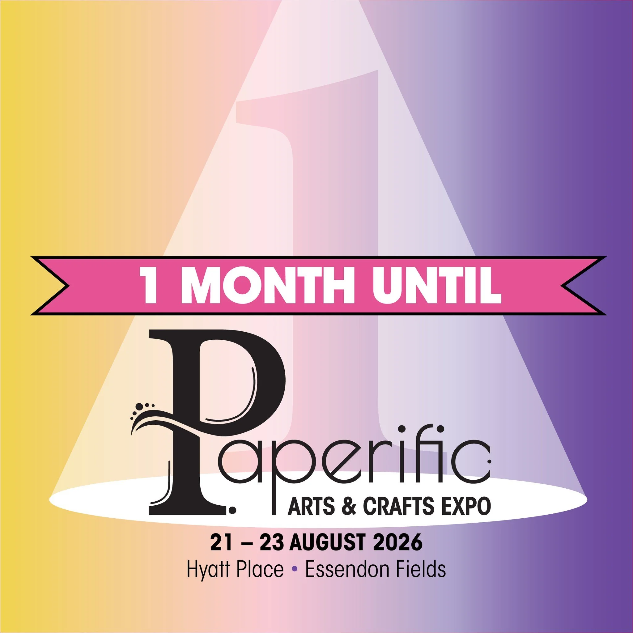 One month until the Paperific Arts &amp; Craft Expo. We can't wait to share all the crafty goodness. Tickets will now be on sale next week; we are putting the finishing touches on the offerings with the venue. 

Mini Classes will be added to the webs