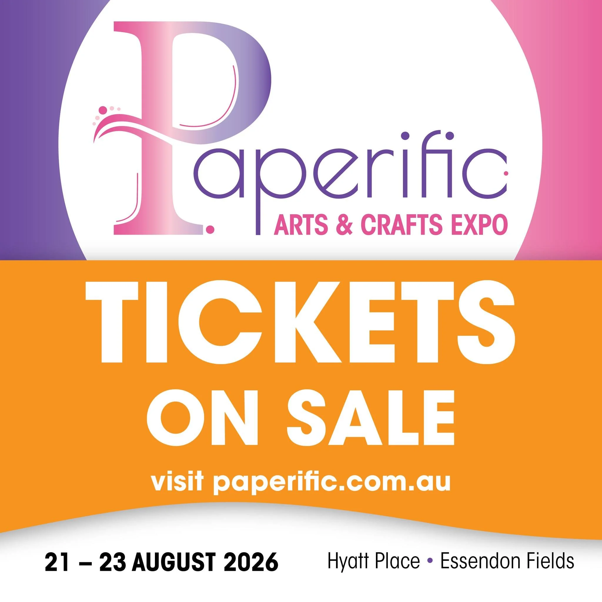 🌈 ✂️ 🎉 

Paperific Arts &amp; Craft Expo Tickets are LIVE! 

📅 August 21&ndash;23 - 09:30 - 4:30 Daily
📍 Hyatt Place Essendon Fields 
🎟️ Tickets on sale NOW.
🌐 More info: www.paperific.com.au 

Stay and play all three days&hellip; or just come 