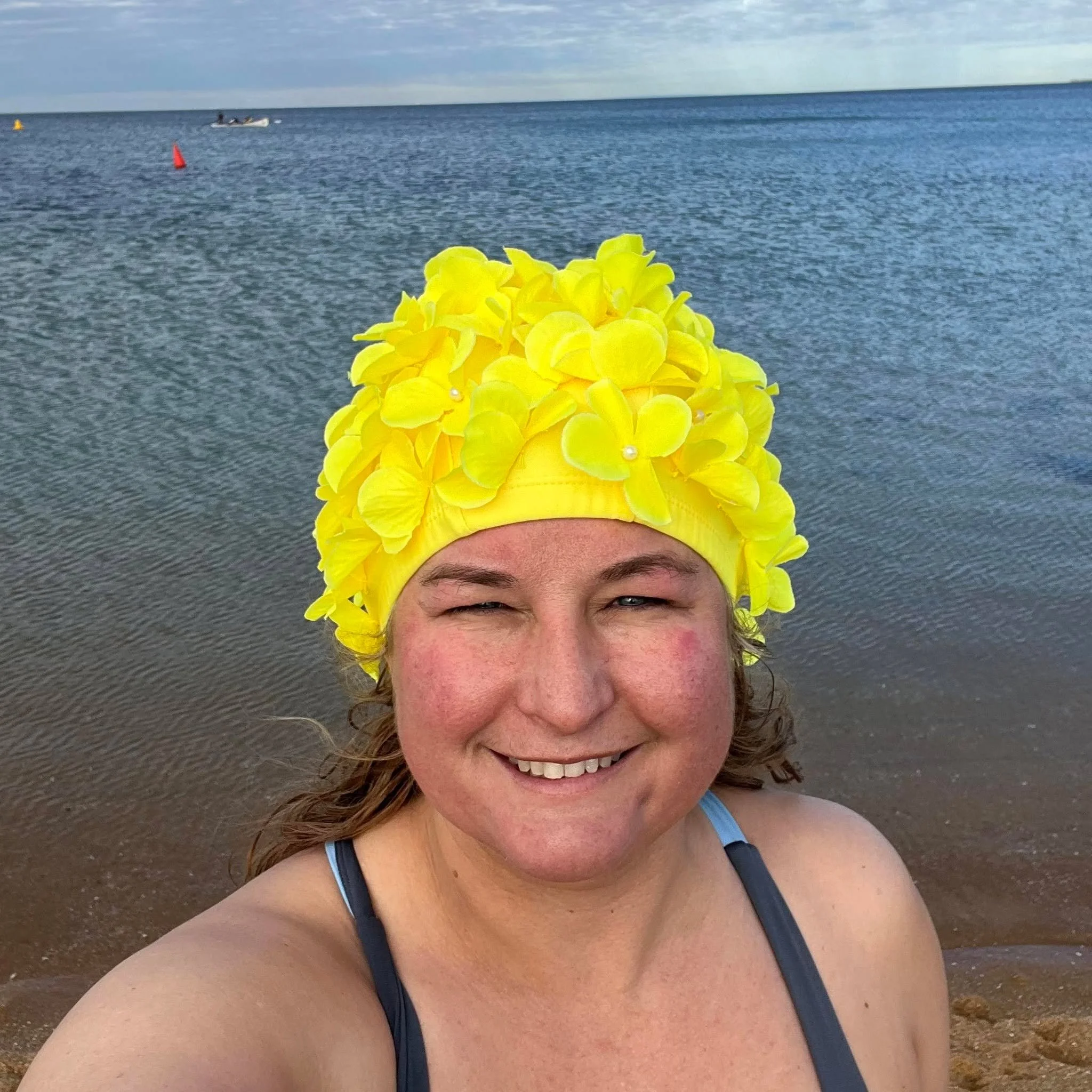 I'm doing the Daffodil Day Dip in honour of my family who have died of cancer and family who have survived cancer. Dipping in the sea in Melbourne is a bit of a challenge, so most of my dips have been in the pool after a sauna. You can donate to my p