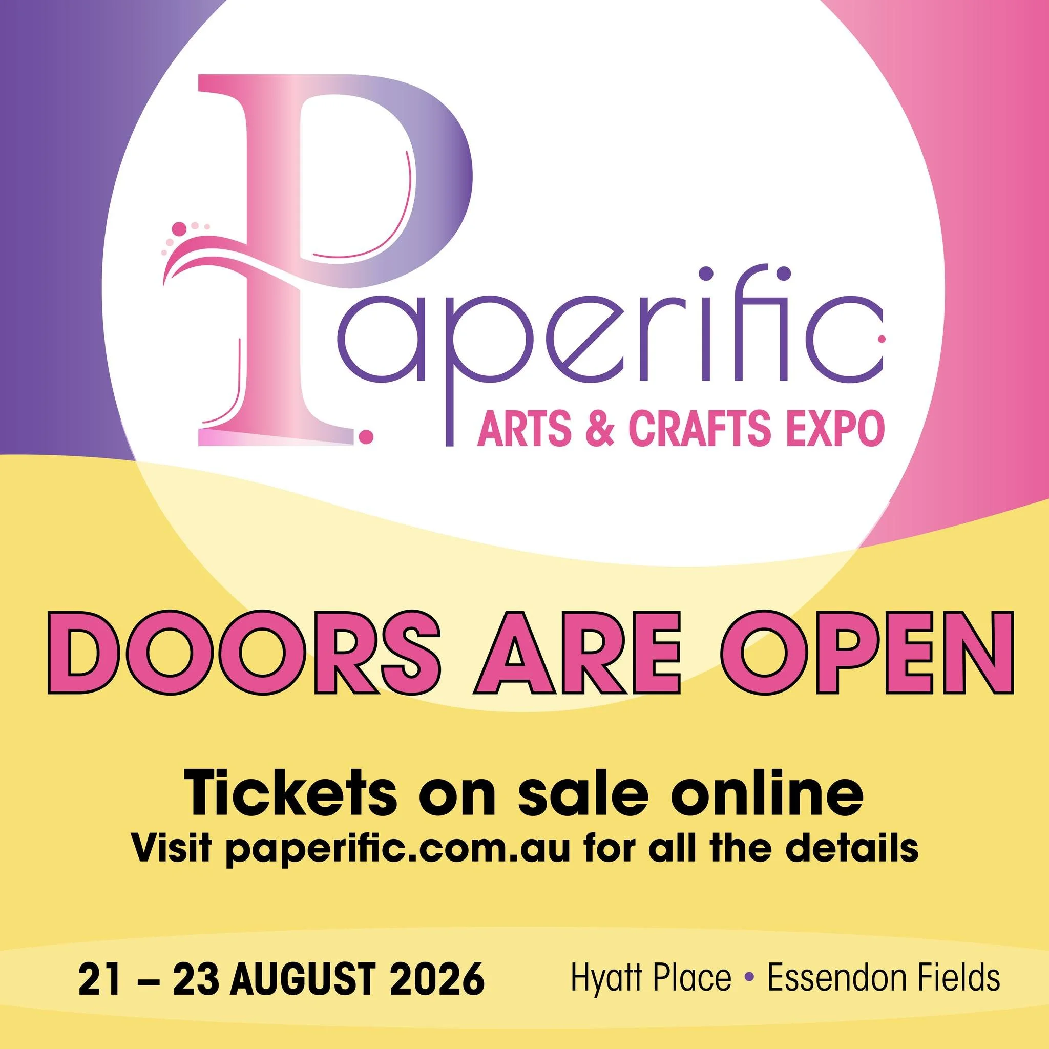 🎉 Paperific Expo is OPEN!

The doors are officially open at the Paperific Arts &amp; Crafts Expo at Hyatt Place Essendon Fields!

Three huge days of crafting, shopping, classes, demos, make &amp; takes and creative inspiration have begun.

Come expl