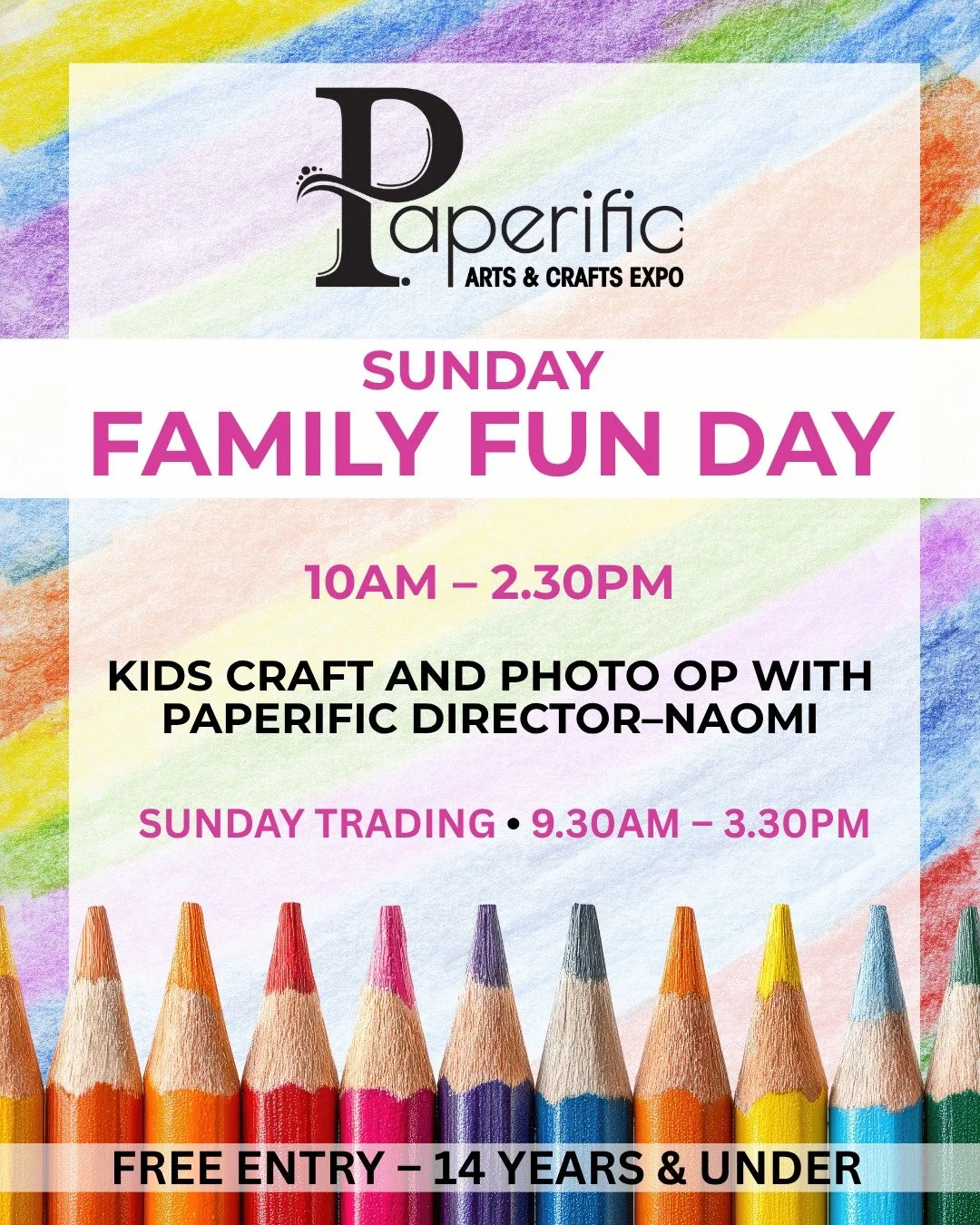 🎉 It&rsquo;s Family Fun Day &mdash; Our Final Day!

It&rsquo;s the last day of Paperific Arts &amp; Crafts Expo and we&rsquo;re celebrating with Family Fun Day at Hyatt Place Essendon Fields!

Bring the kids, bring your friends, bring your crafty sp