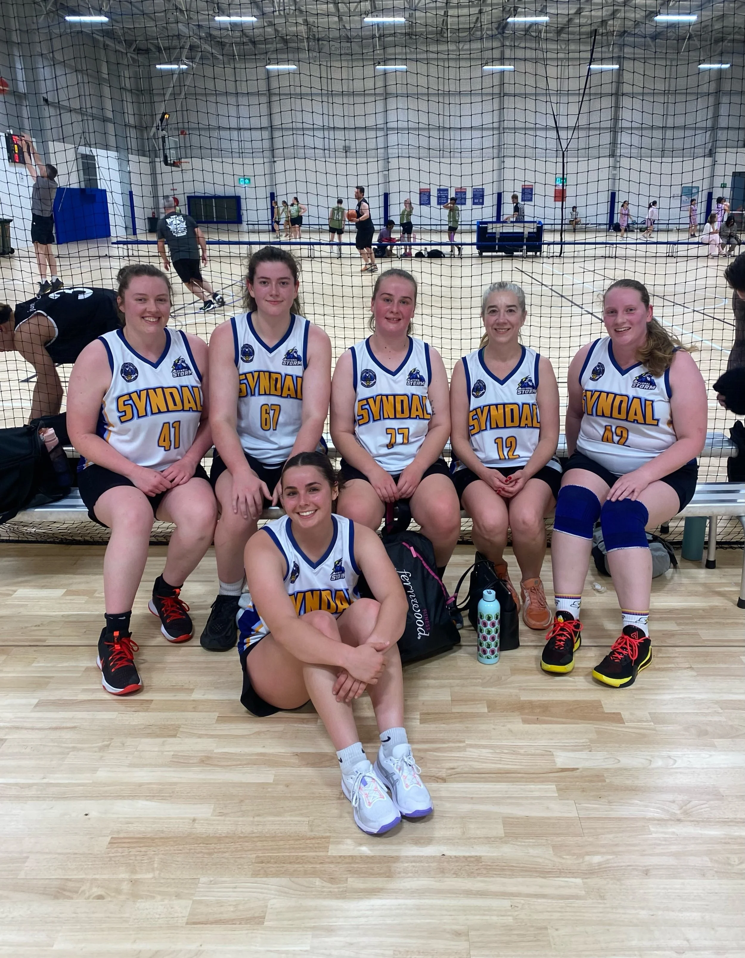 Our Monday Womens team in action with an awesome win in the ALL NEW Senior Uniforms! #stormproud