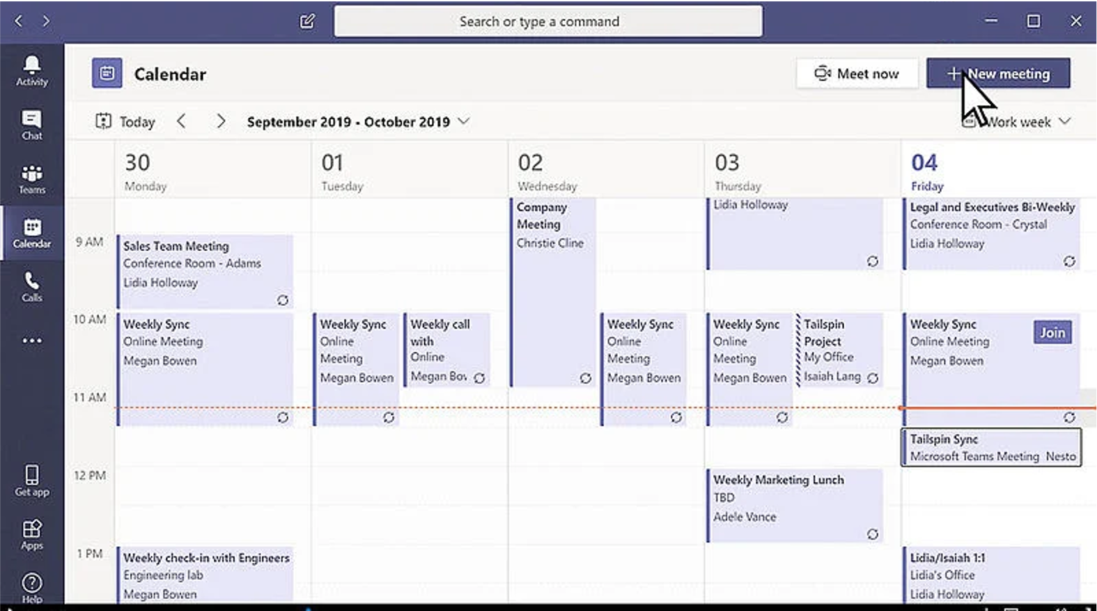 Improvements to the Teams Calendar — Eric Riz