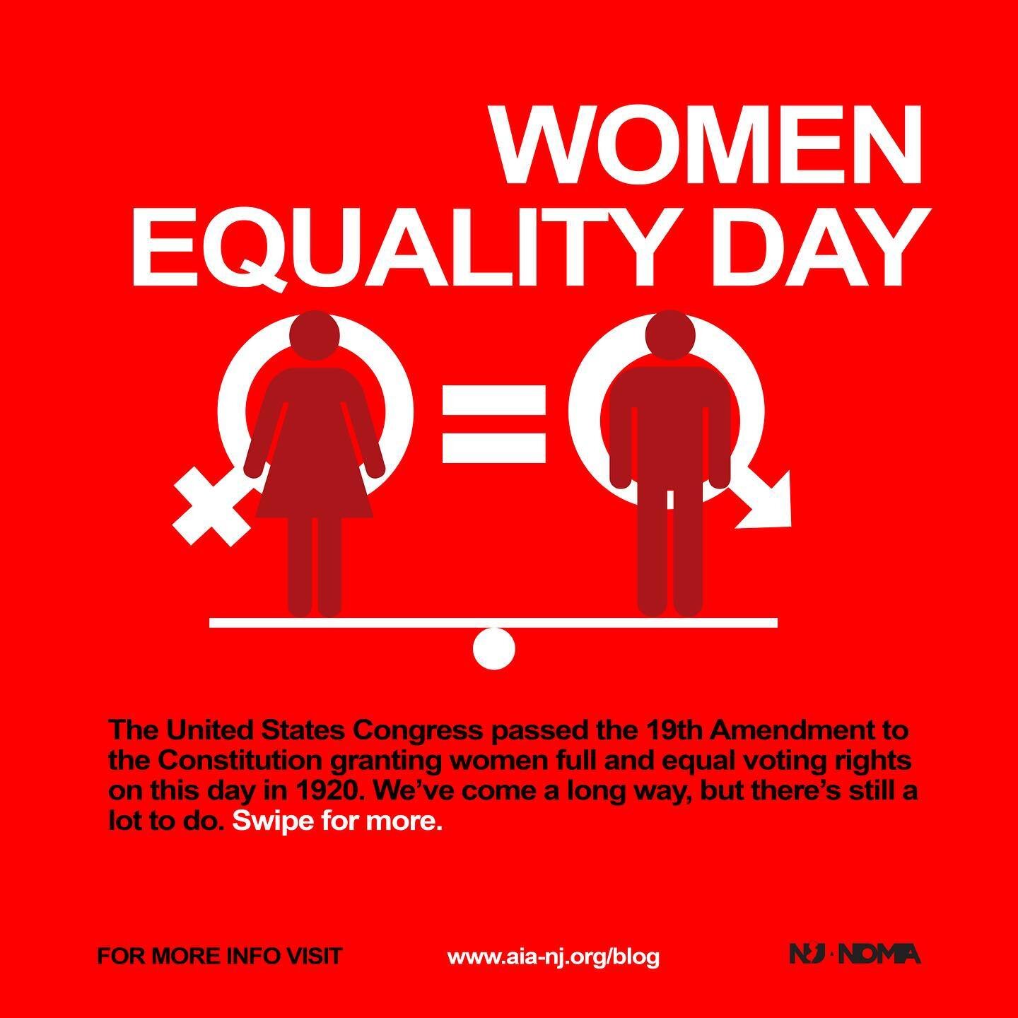 Women's Equality Day is celebrated in the US on August 26 to commemorate the 1920 adoption of the Nineteenth Amendment which prohibits the states and the federal government from denying the right to vote to citizens of the US on the basis of sex. 192