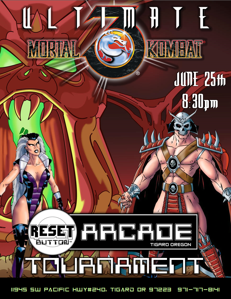 Ultimate Mortal Kombat 3 Tournament — Reset Button Arcade