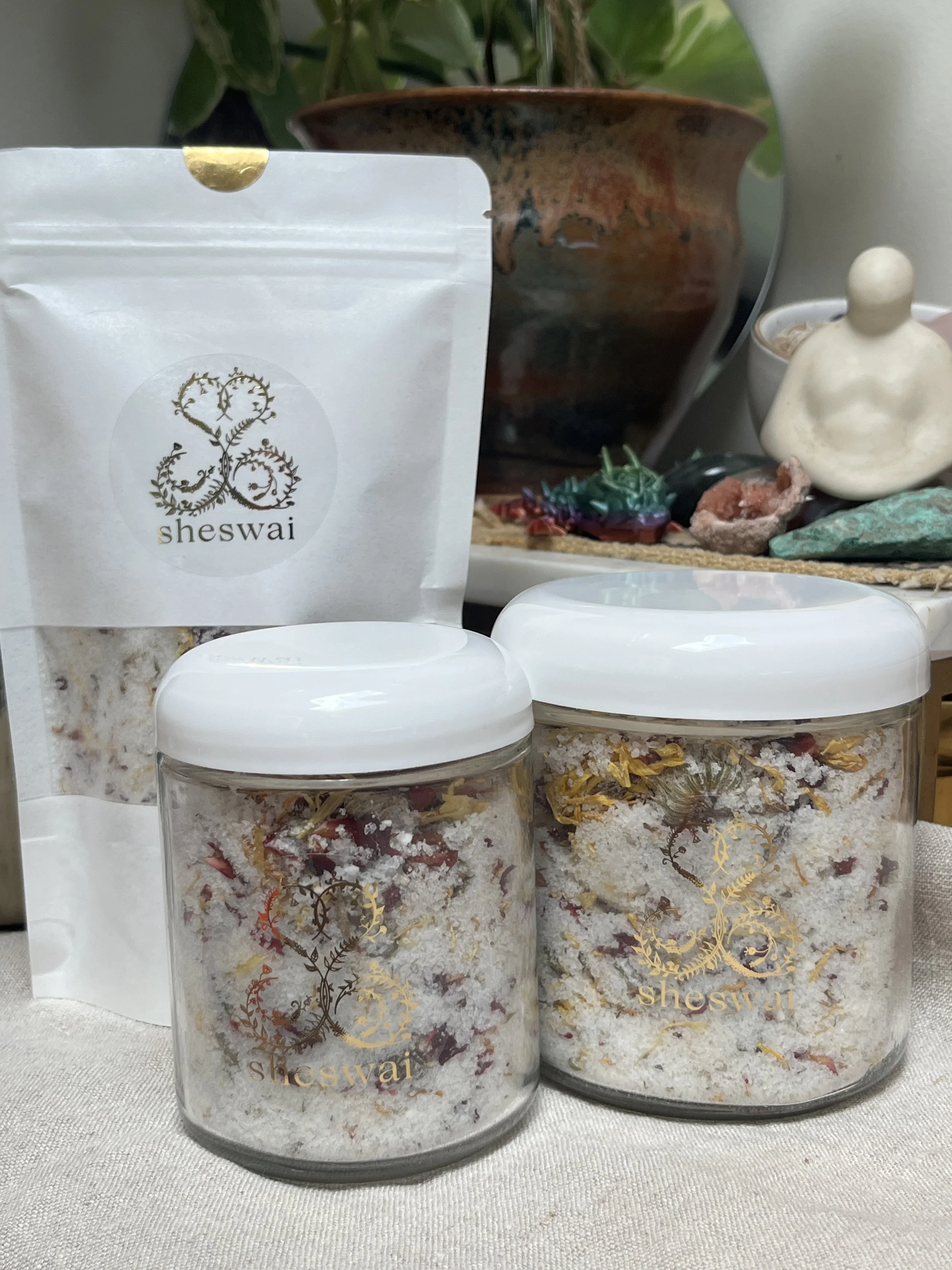Softening Coconut Salt Soak