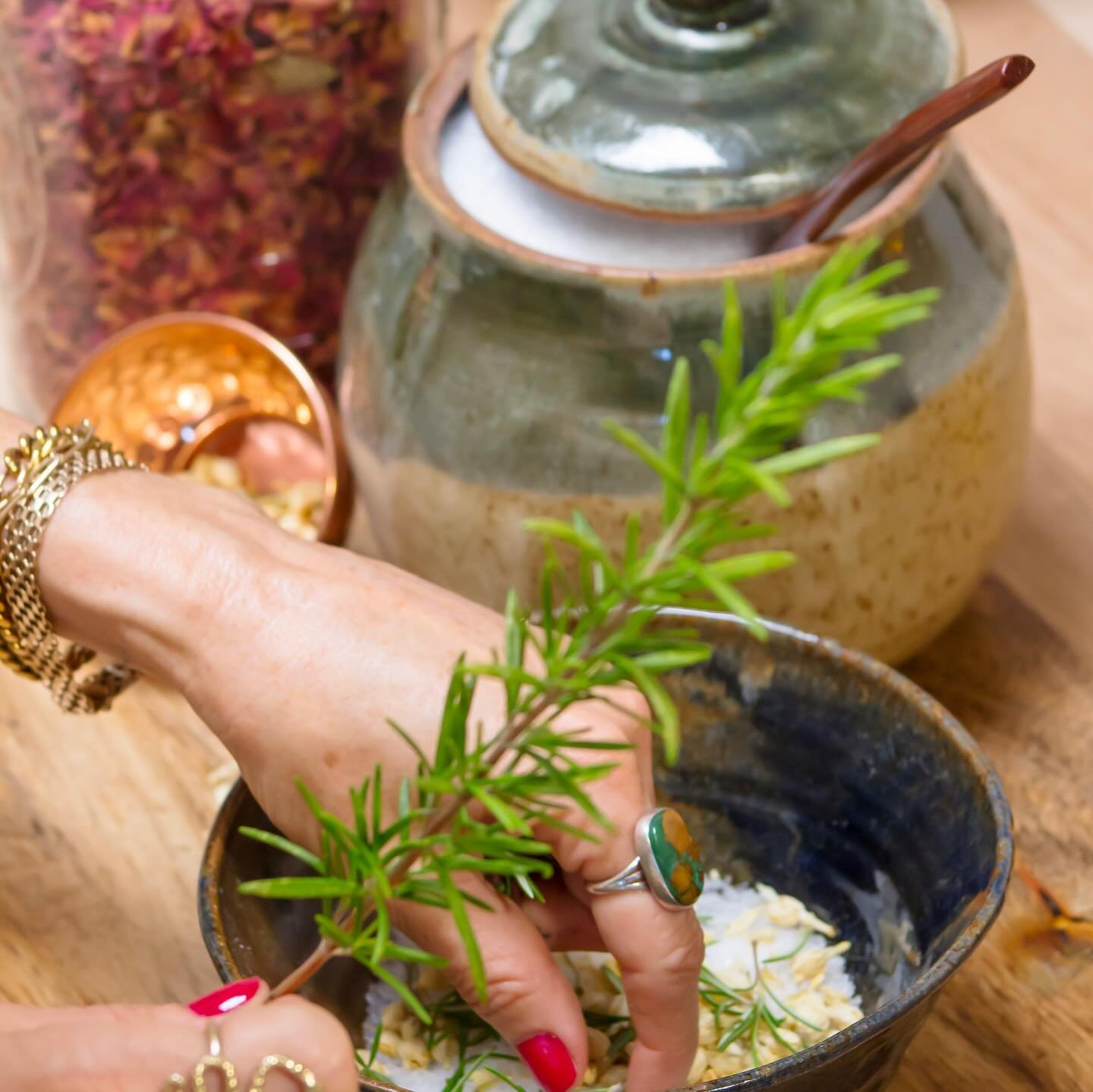 ::ROSEMARY::
I consider this plant to be like a wise  Grandmother, a healer, knowing just how to uplift the Spirit. And she&rsquo;s been around the block, being cultivated for over 5000 years! 
Her invigorating energy is potent medicine as she is ant