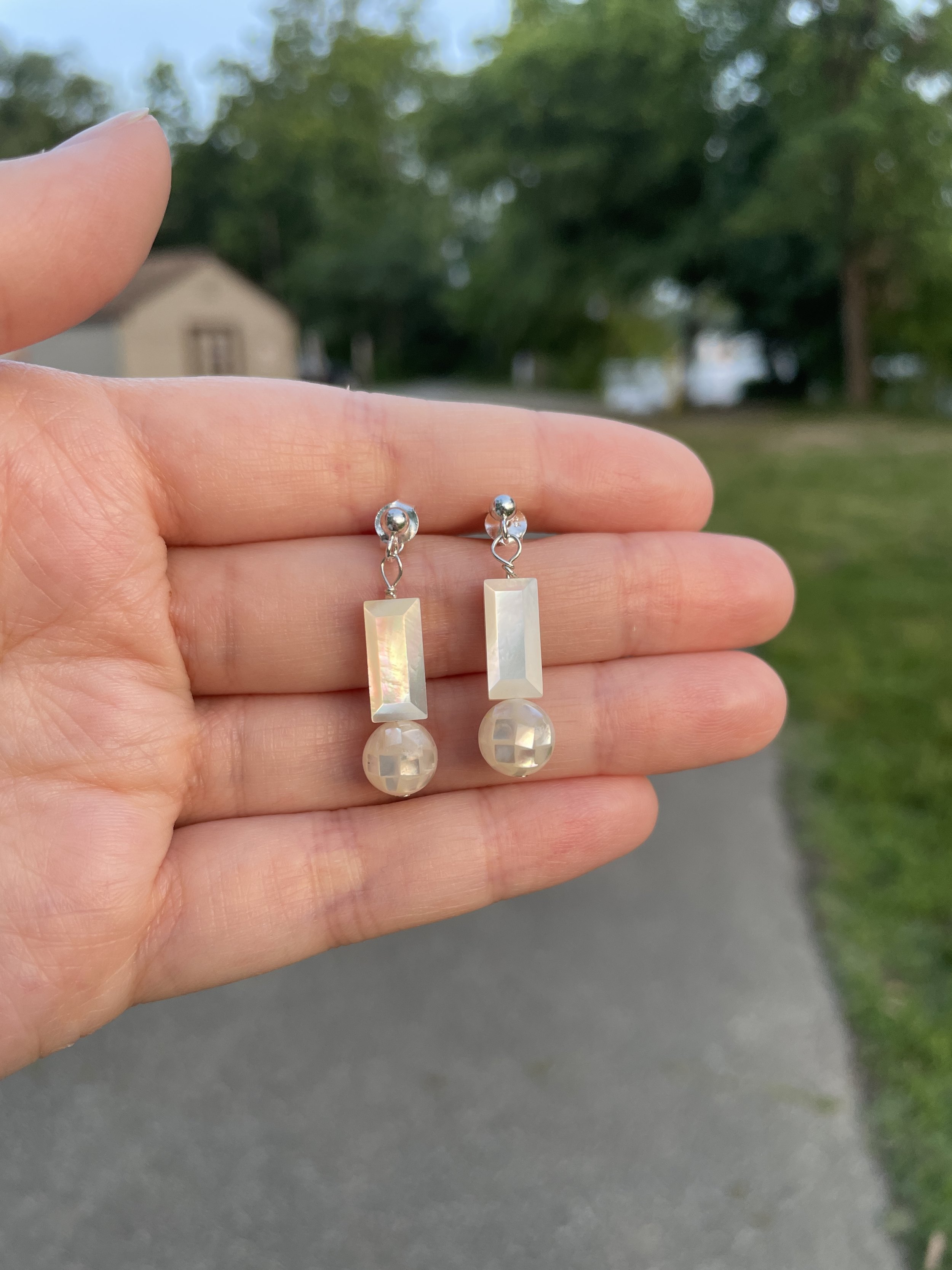 Little Capiz Earrings