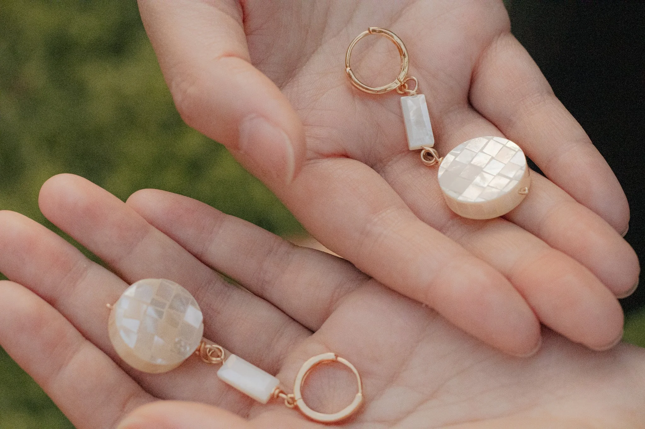 Capiz Window Earrings