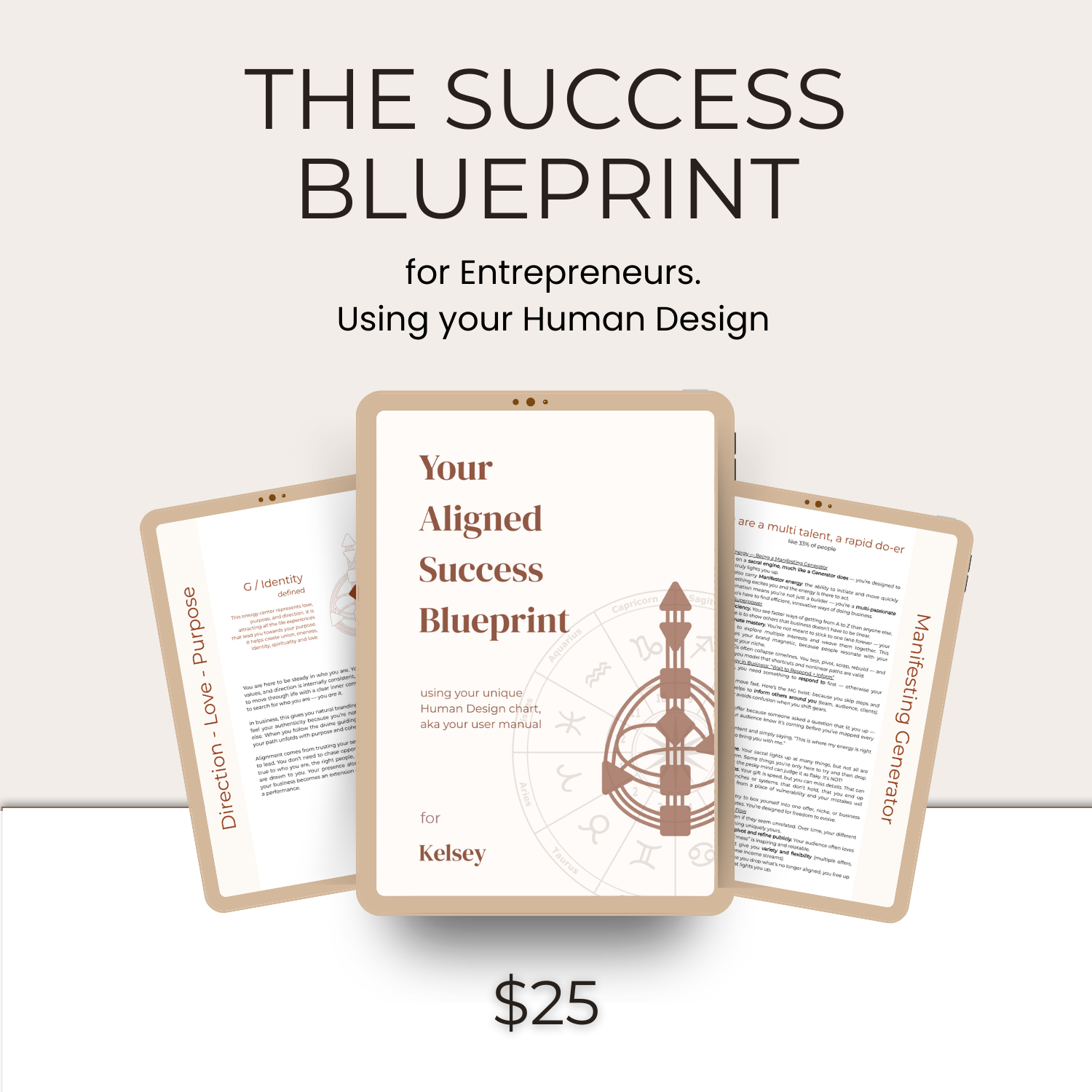 Human Design business report showing an entrepreneur’s success blueprint using Human Design and astrology for aligned decision-making and sustainable business growth