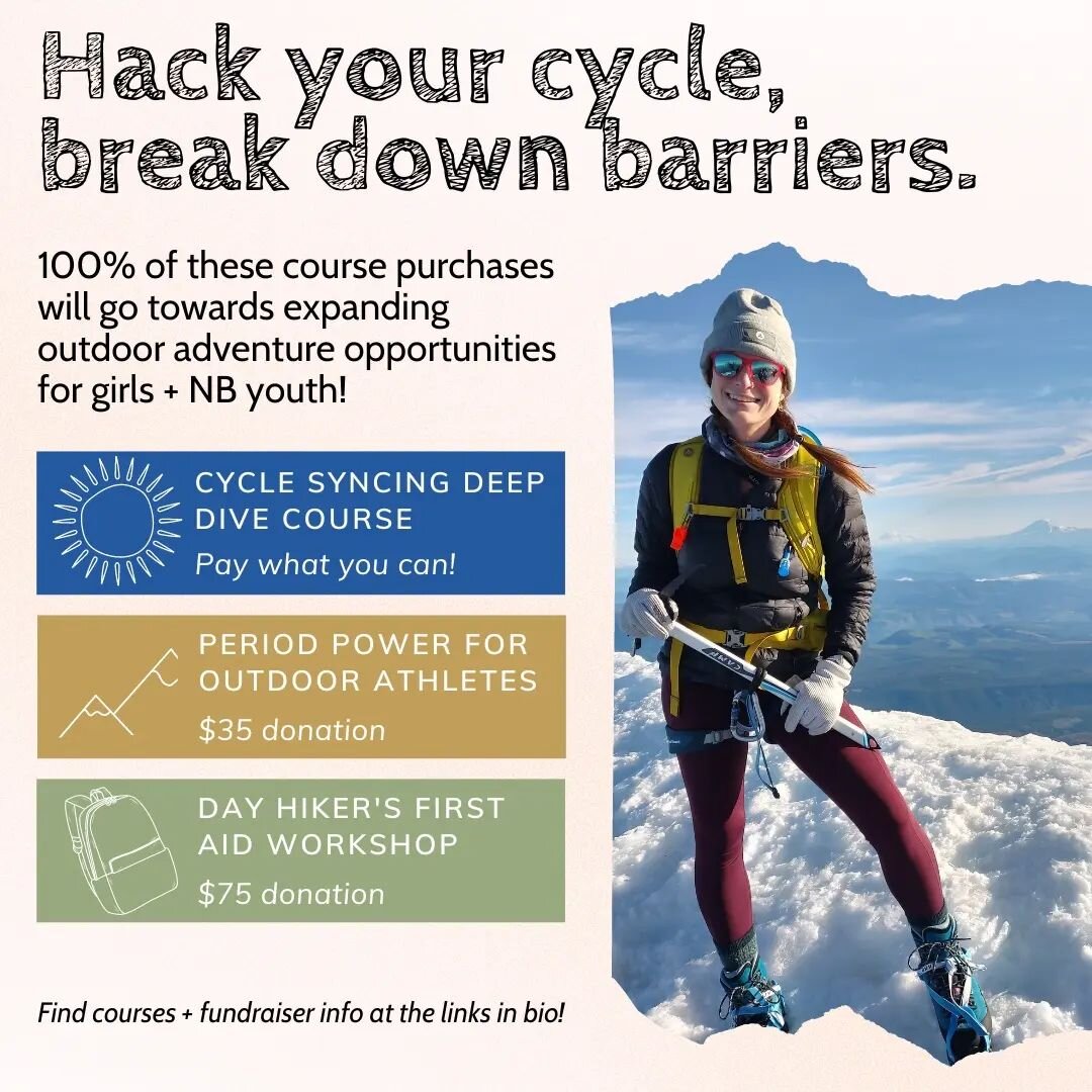 Phew! I've been busy climbing volcanoes this summer for a cause. Here's your chance to support the mission AND get some hormone hacking power 💪

100% of these purchases through August will fund community organizations that get female and non-binary 