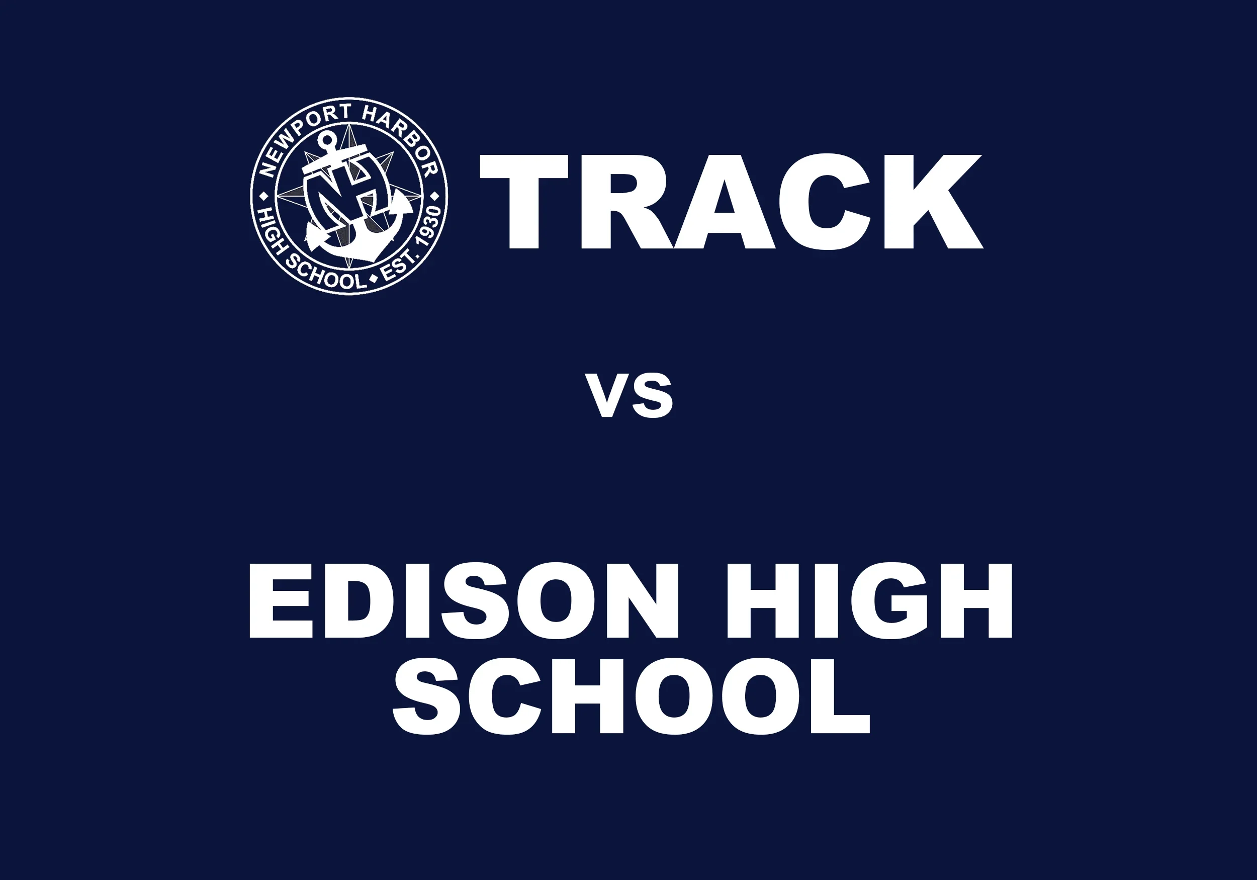 LEAGUE MEET vs EDISON HS