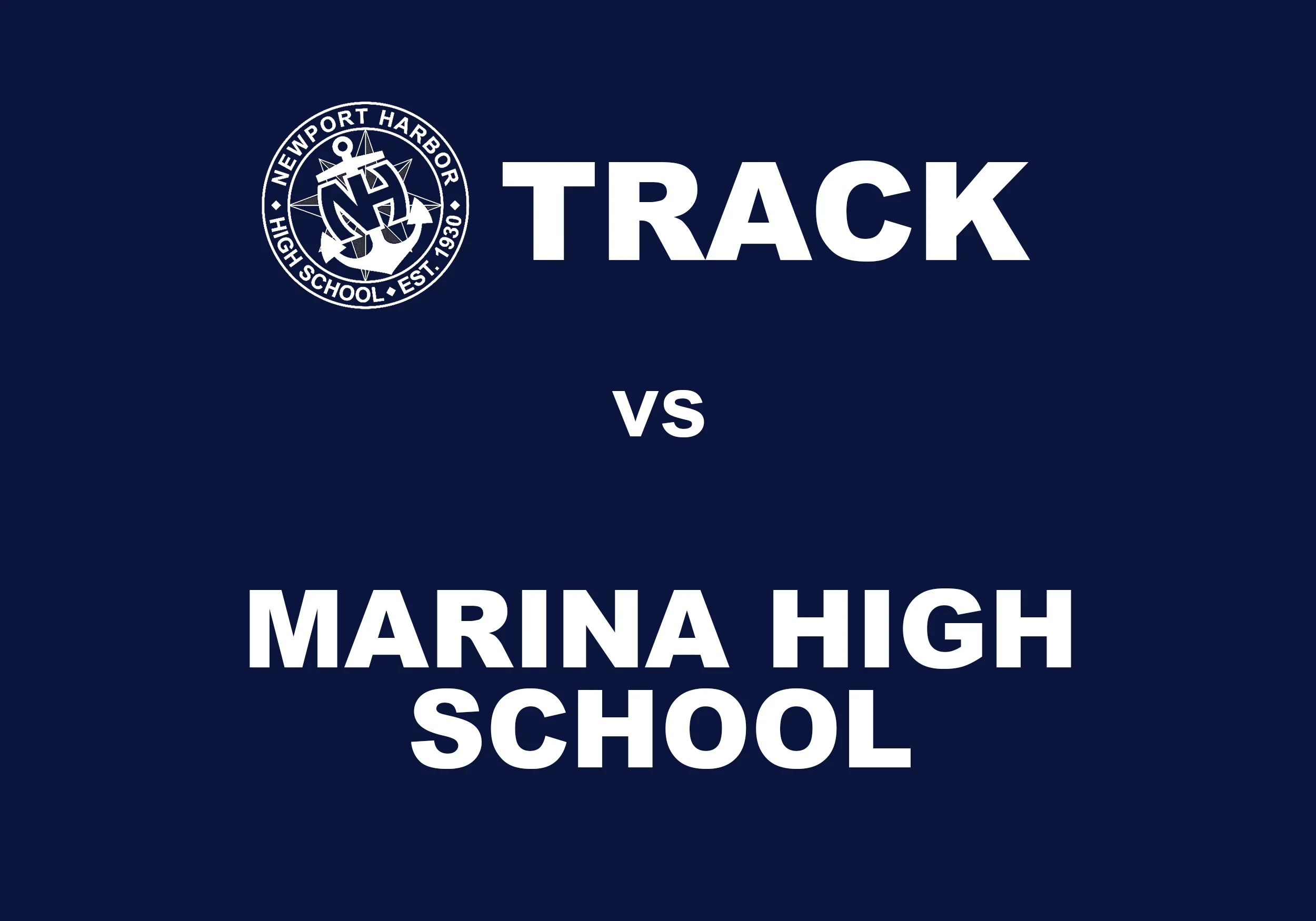 LEAGUE MEET vs MARINA HS