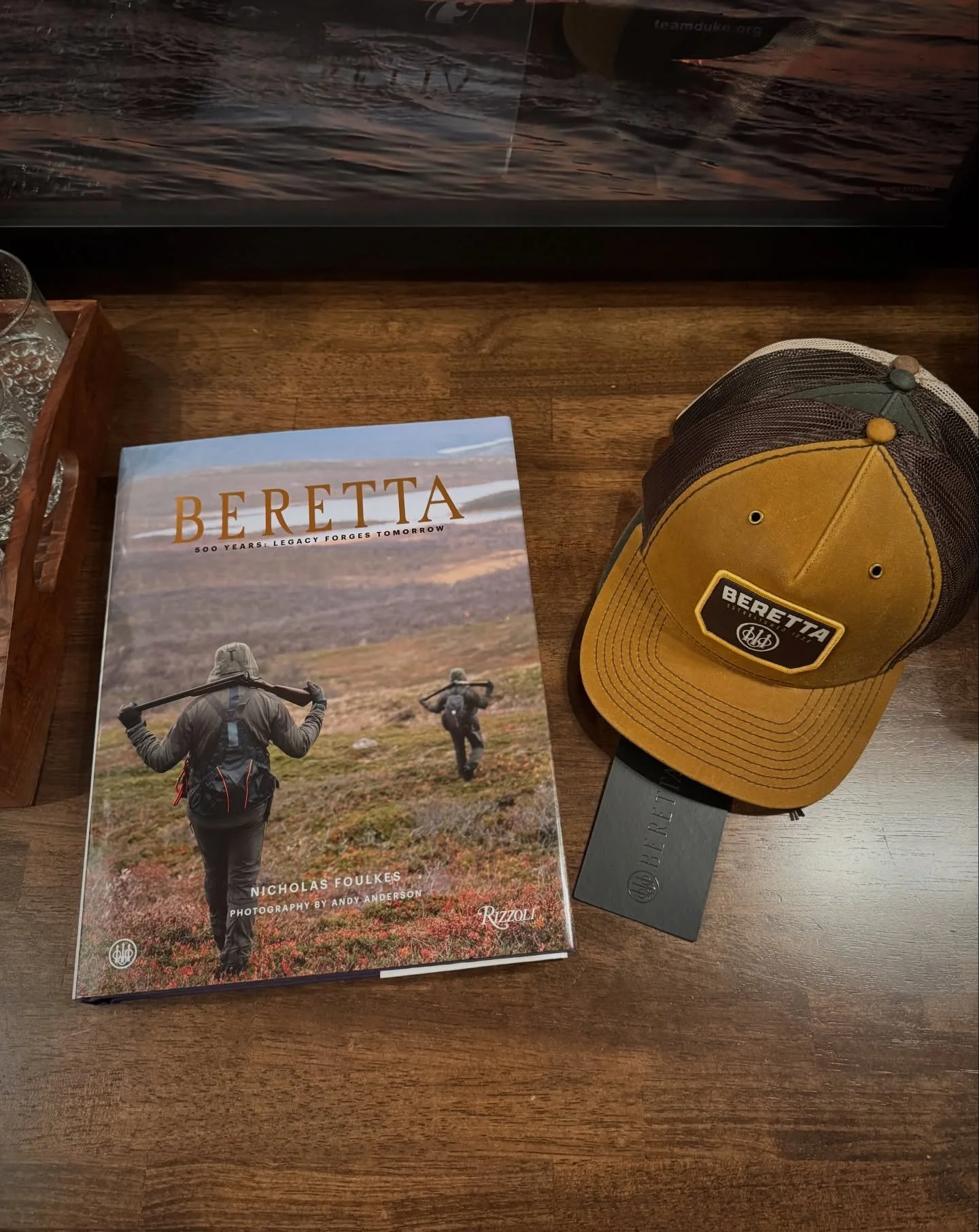 Thank you Josh from Beretta for the swag and awesome 500 year anniversary book about Beretta!! #Beretta500Years