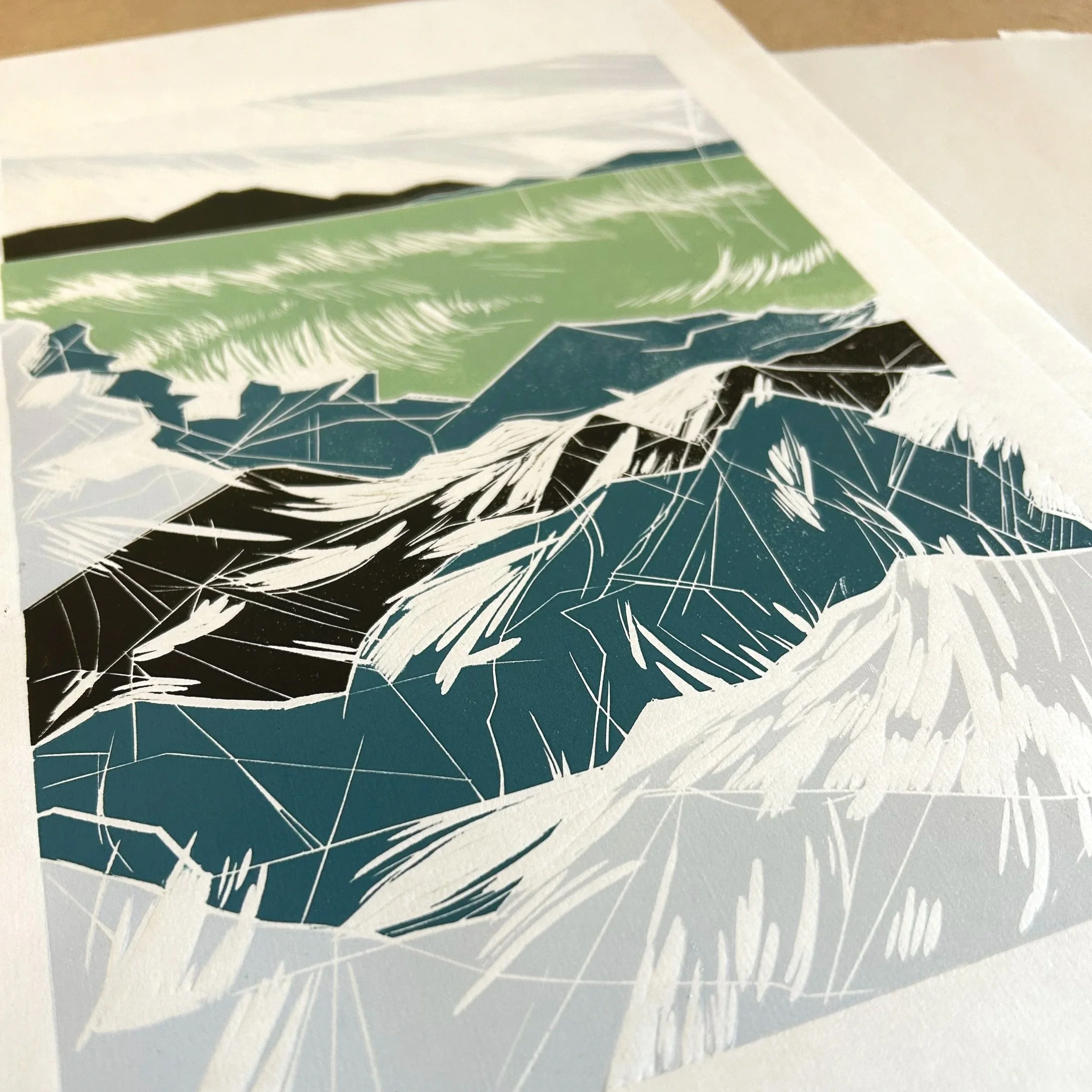 Jigsaw Relief (Lino) Printmaking - multi-colour (landscapes inspired) | 19th April | 10am - 3:30pm