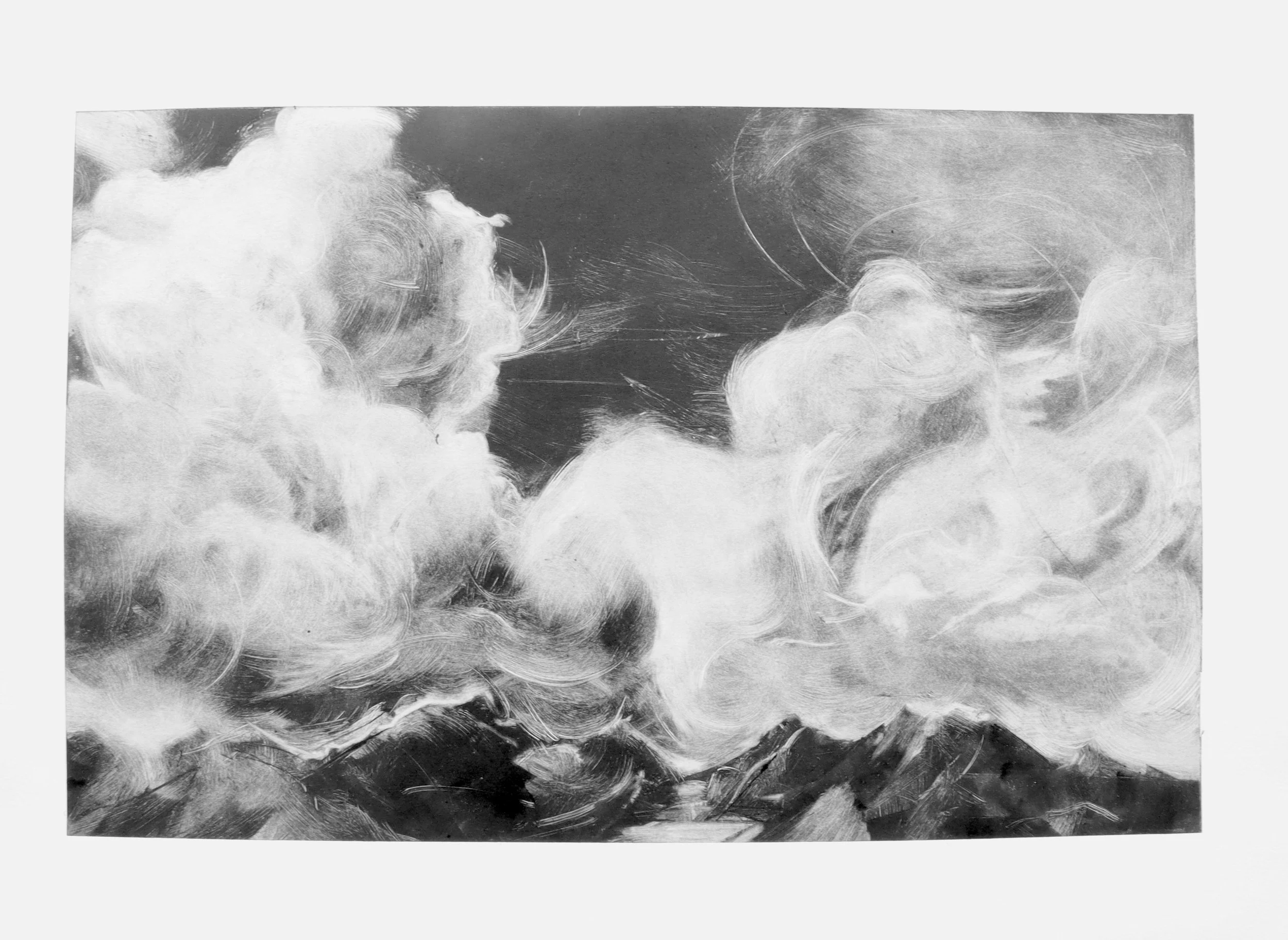 Ynyslas (monoprint)