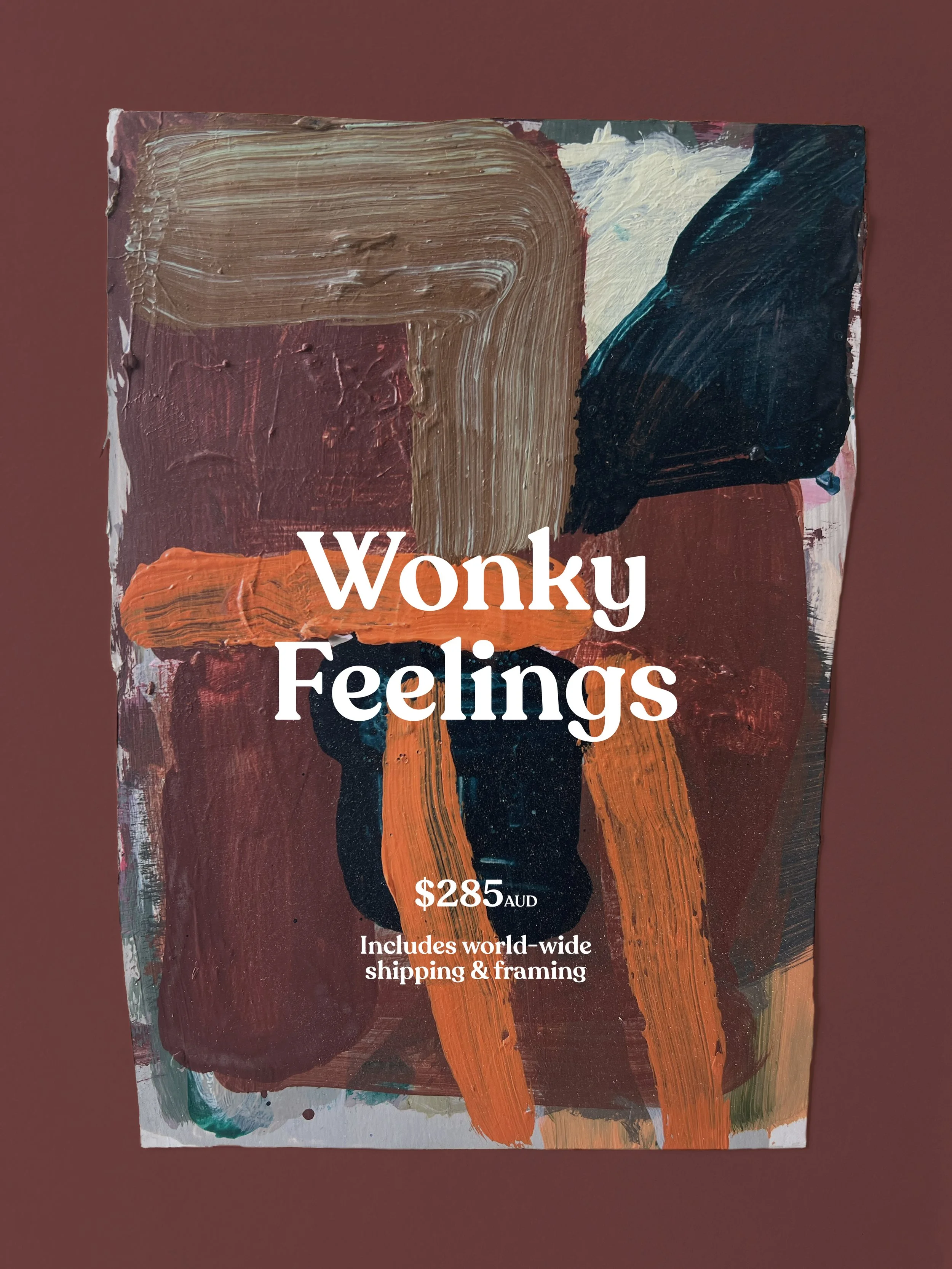 Buy works on paper from the Wonky Feelings Series