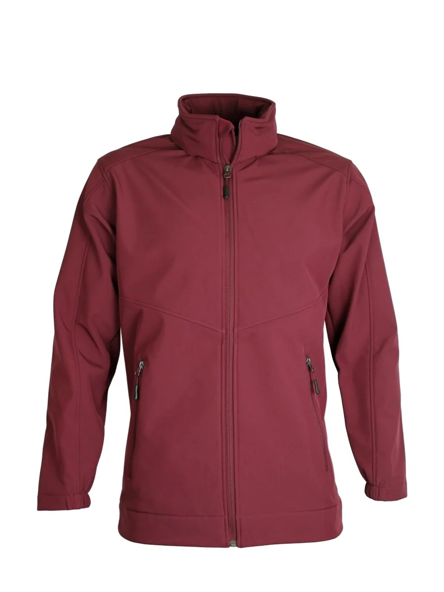 maroon soft shell jacket