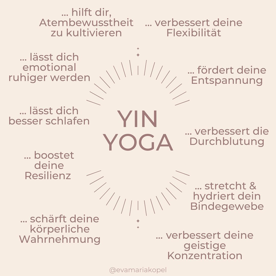 Yin Yoga Love.☯️🫶🏽 F&uuml;r mich gibt es nichts Sch&ouml;neres, als im Yin Yoga in die Ruhe und ins Sp&uuml;ren zu kommen.

Als ich 2017 allein mit Herzschmerz in Lateinamerika unterwegs war, hat der Yin Yoga mich einfach gehalten und all die Gef&u