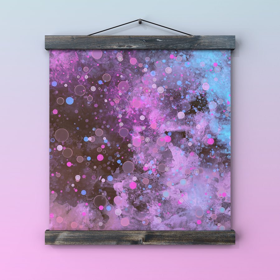 Bubbles remind us that even the most delicate things can shine bright and rise above.🫧

#abstractartdaily #atmosphericart #bubbles #bubbleart #pinkandblue #artprints #giclee #happyhomedecor #etherealart #ontarioartist #danisherman #onthewall
