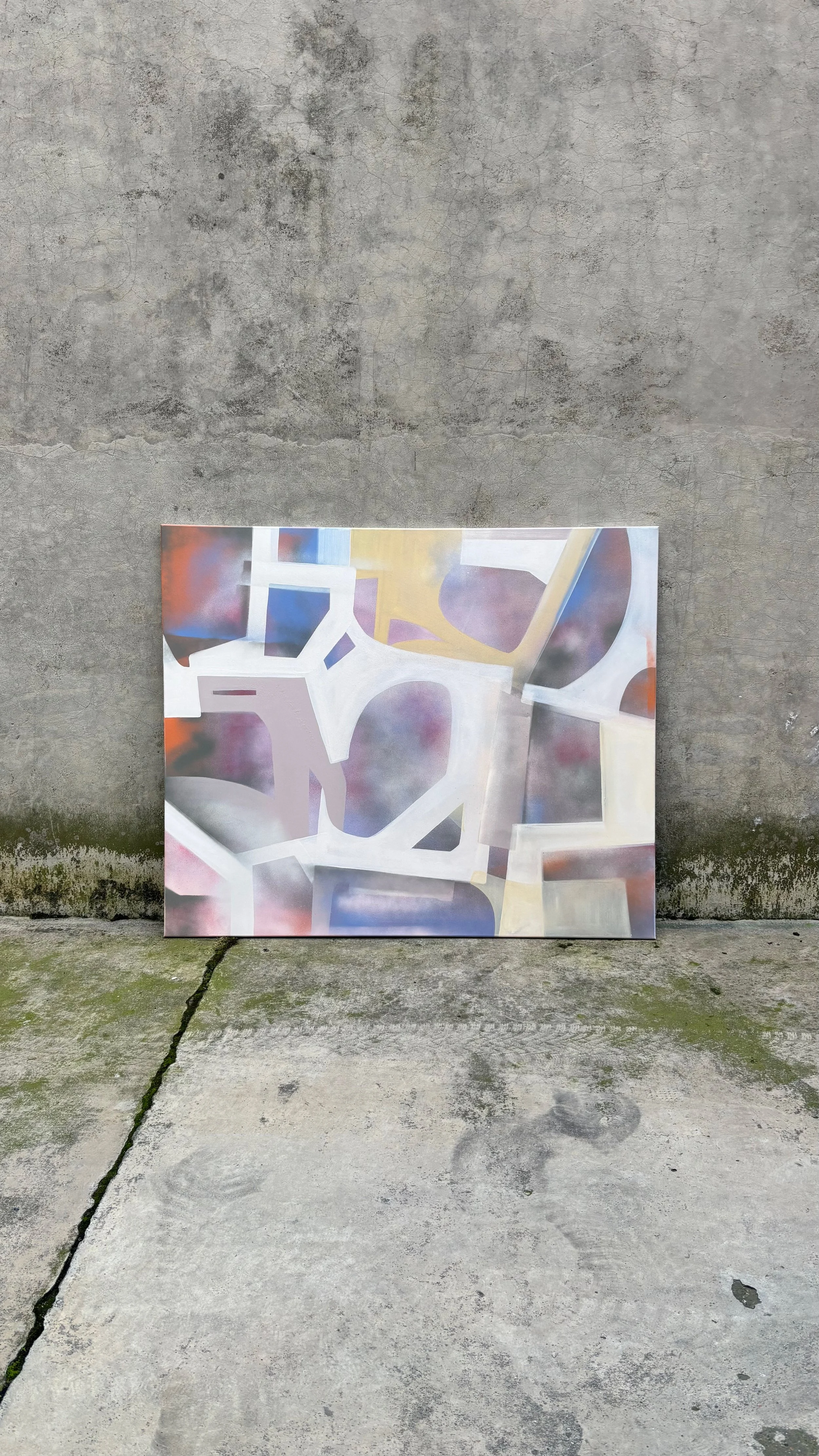 "Je m'appelle enchanté"
Painting on canvas
acrylic - 100x120 cm