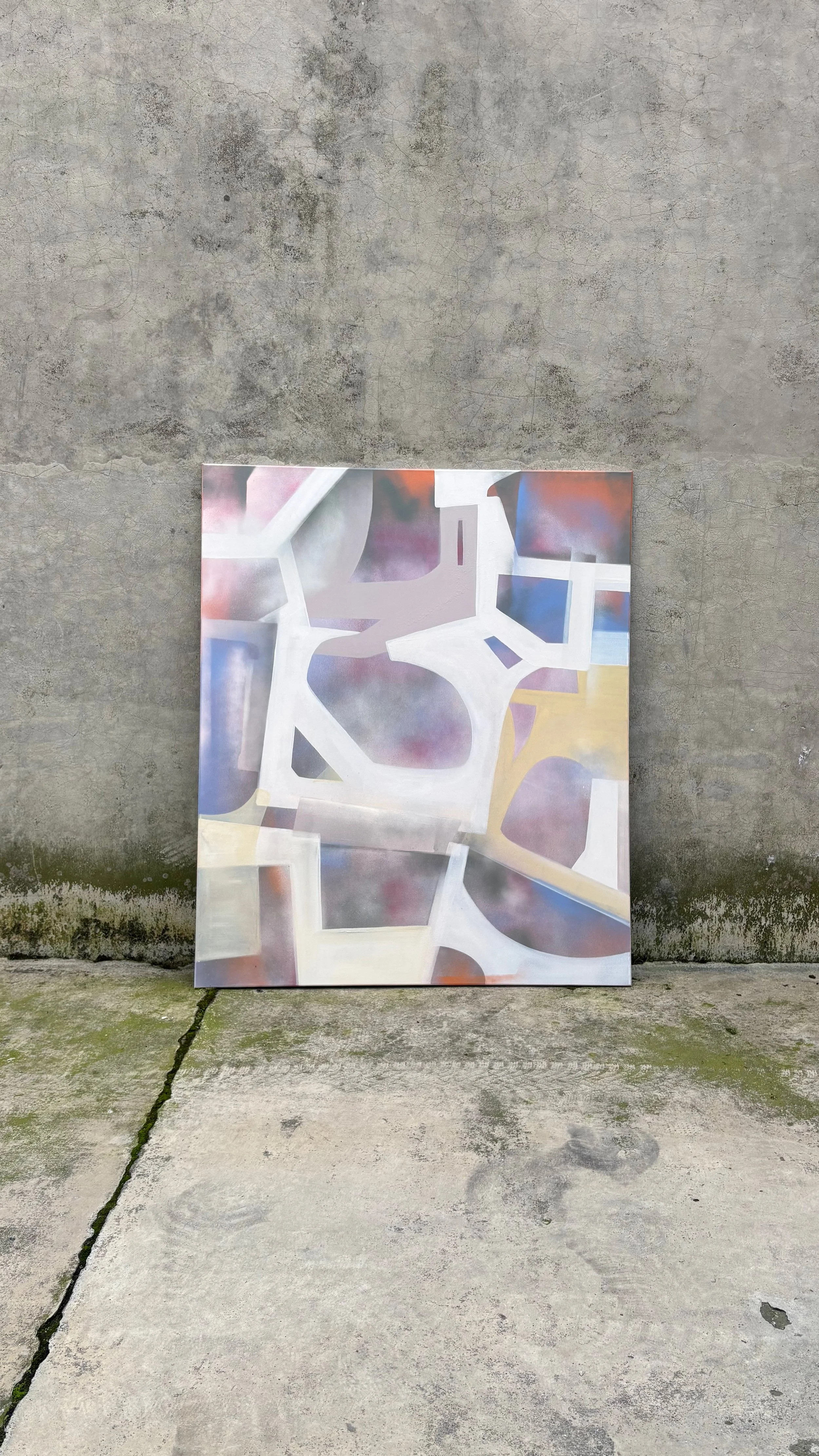 "Je m'appelle enchanté"
Painting on canvas
acrylic - 100x120 cm