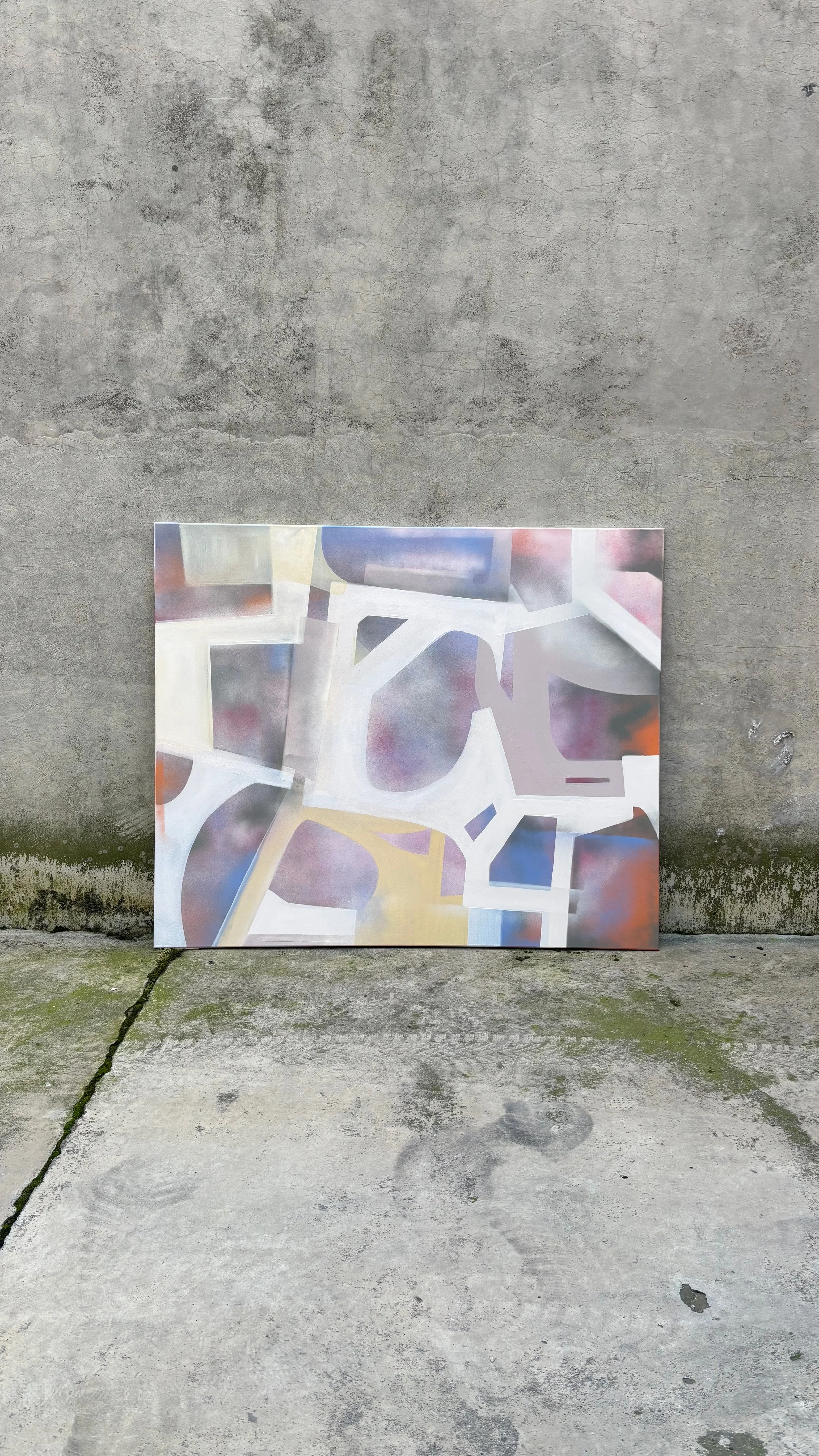 "Je m'appelle enchanté"
Painting on canvas
acrylic - 100x120 cm