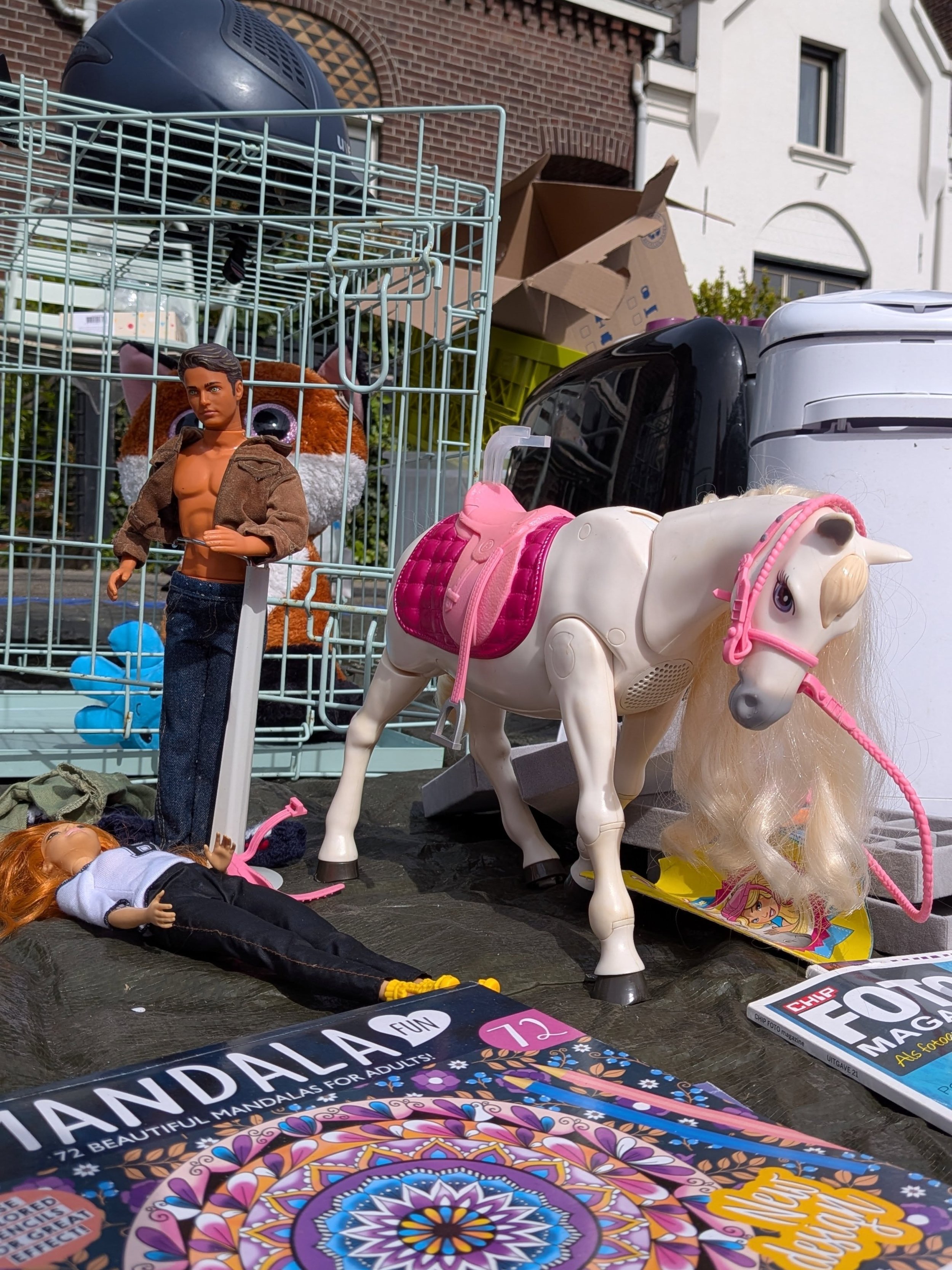 Een beestige bende 🐴🧸🦓🐍🦄 op de @koningsmarktvenlo #koningsdag2026