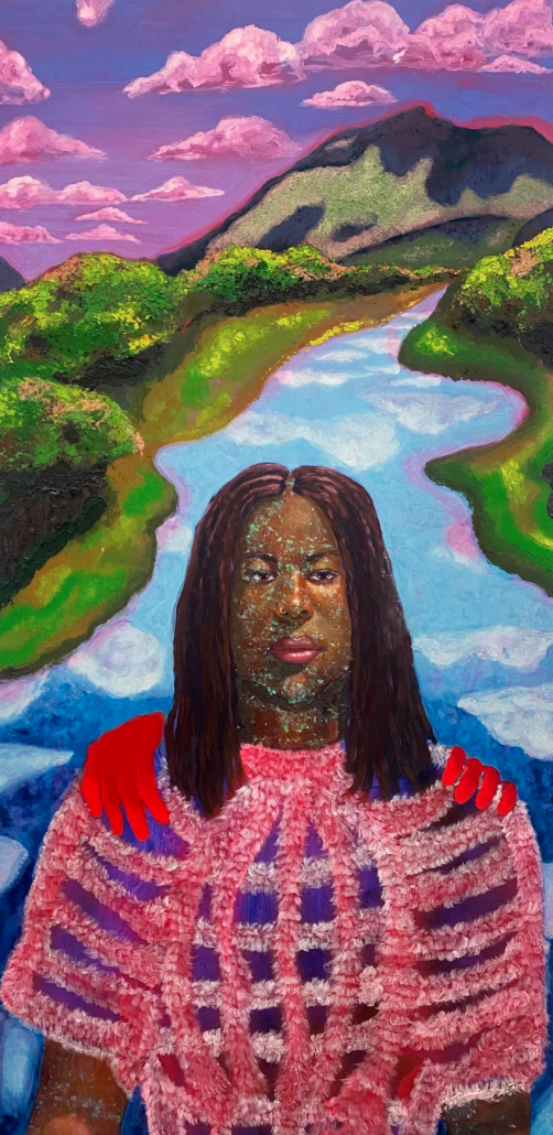 Chelsey Luster, Stef, oil on panel, 2x4, 1500.png