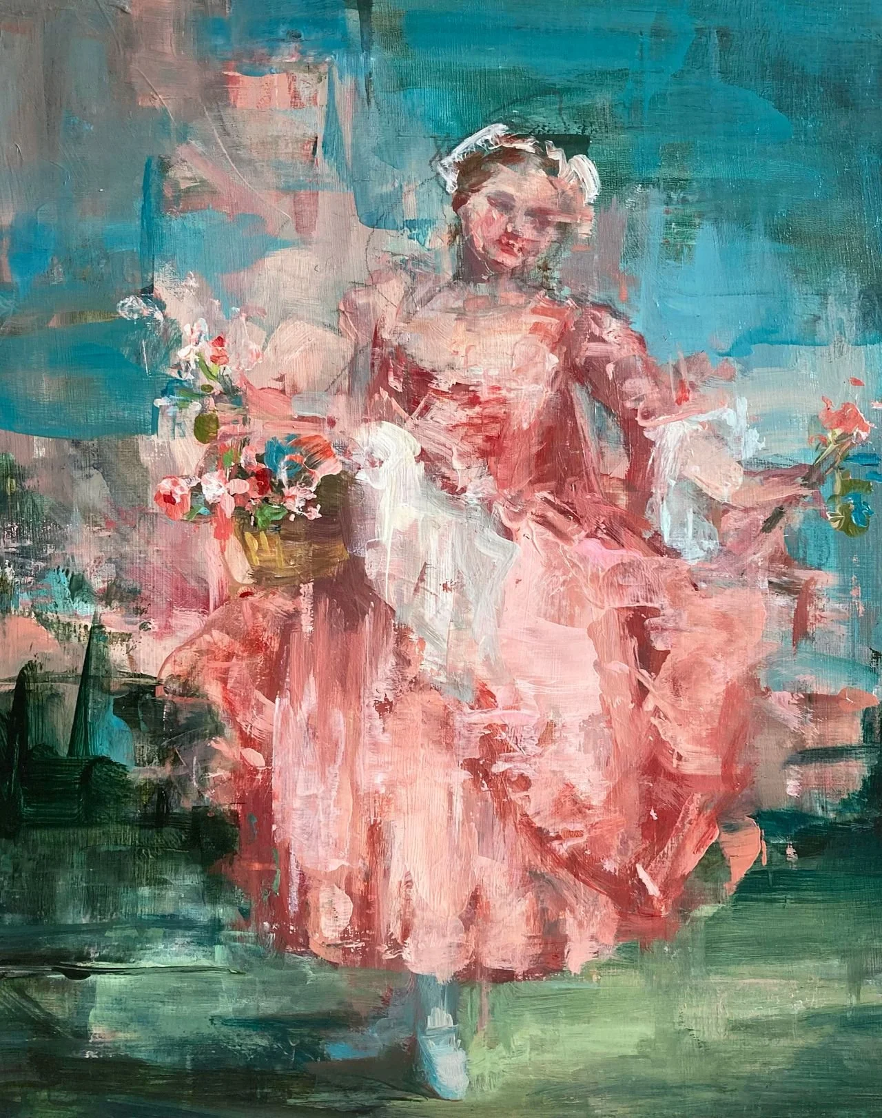 Flower Seller by Victoria Koursaros