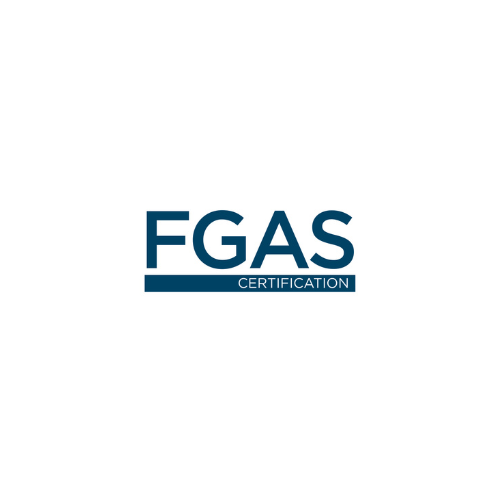FGAS Certification logo on a white background.