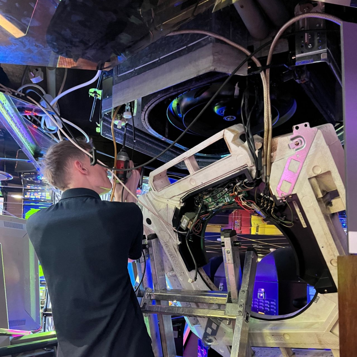 Engineer working on AC Cassette