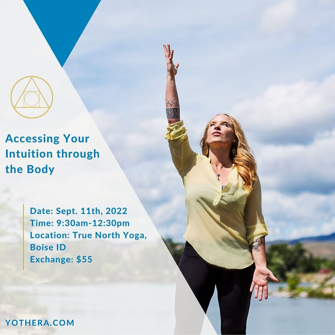 🌻BOISE! I am so excited to be re-connected and grounding into you again!

Let's come together in community, with one of my favorite workshops to teach: &quot;Accessing Your Intuition through the Body.&quot;

This workshop experience has been a power