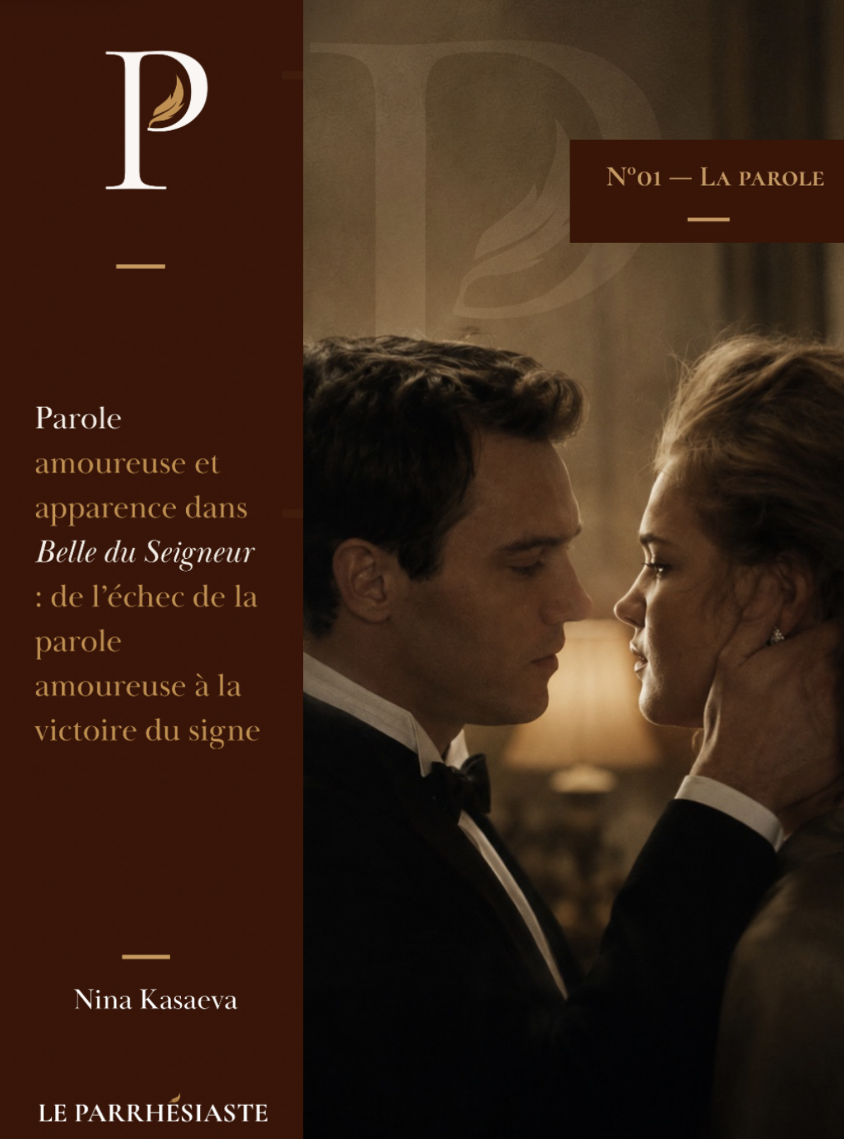 Parole amoureuse et apparence dans Belle du Seigneur : de l'échec de la parole amoureuse à la victoire du signe