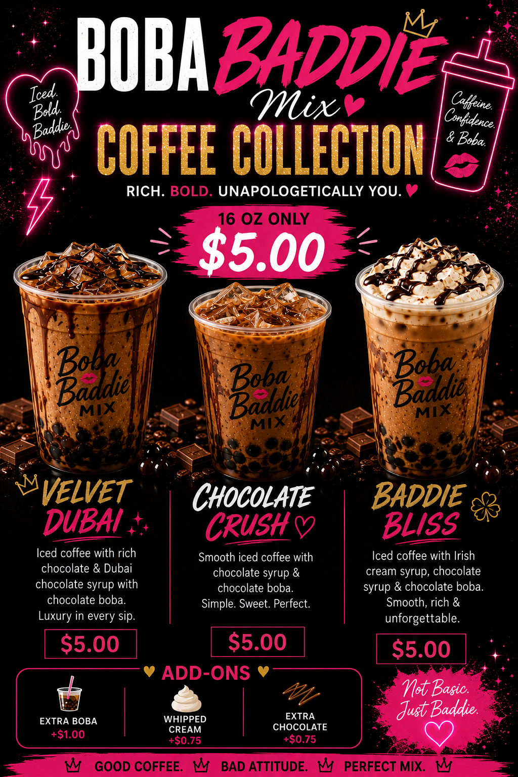 Baddie Boba Coffee Collection