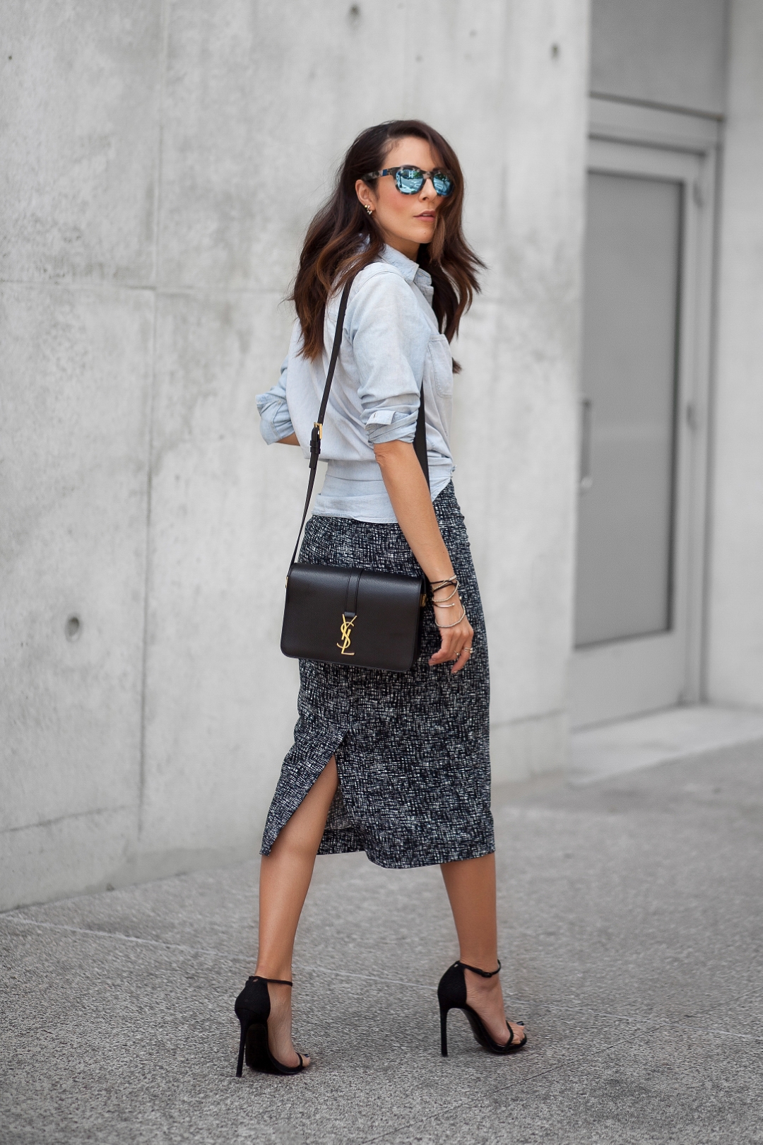 Pencil Skirt X Chambray — Lucy's whims