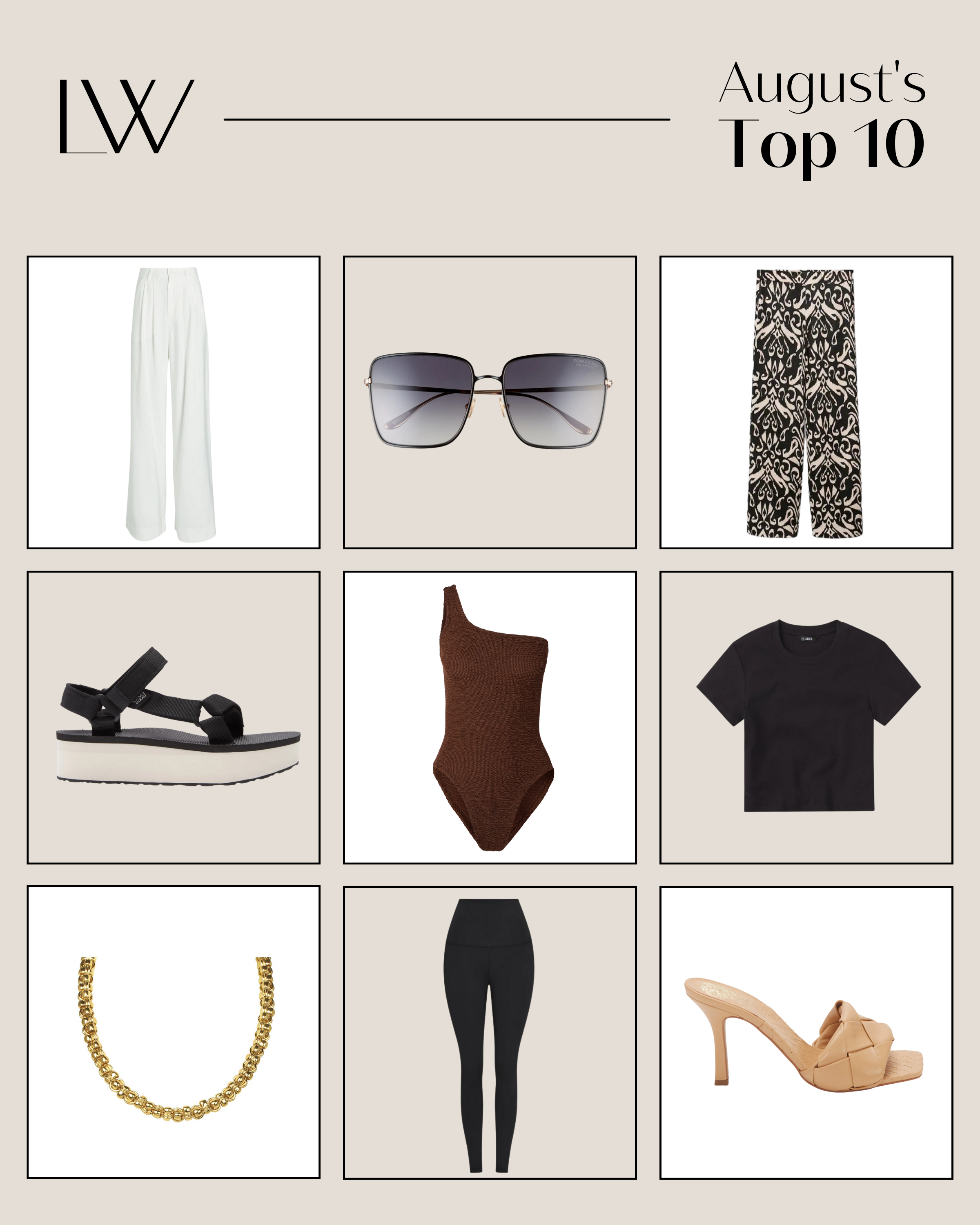 August's Top 10