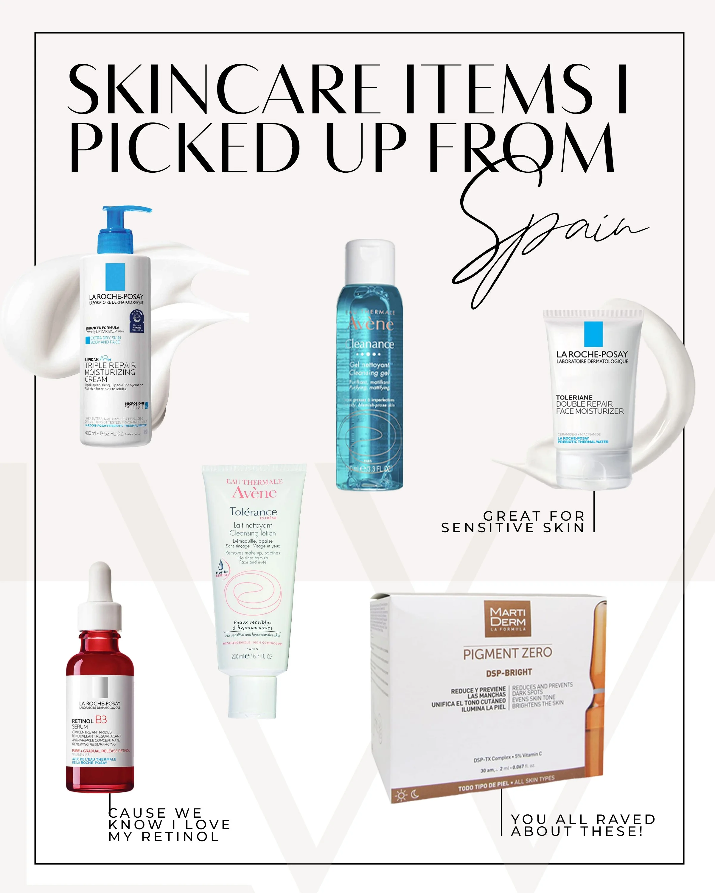 Skincare Products I Picked Up From Spain