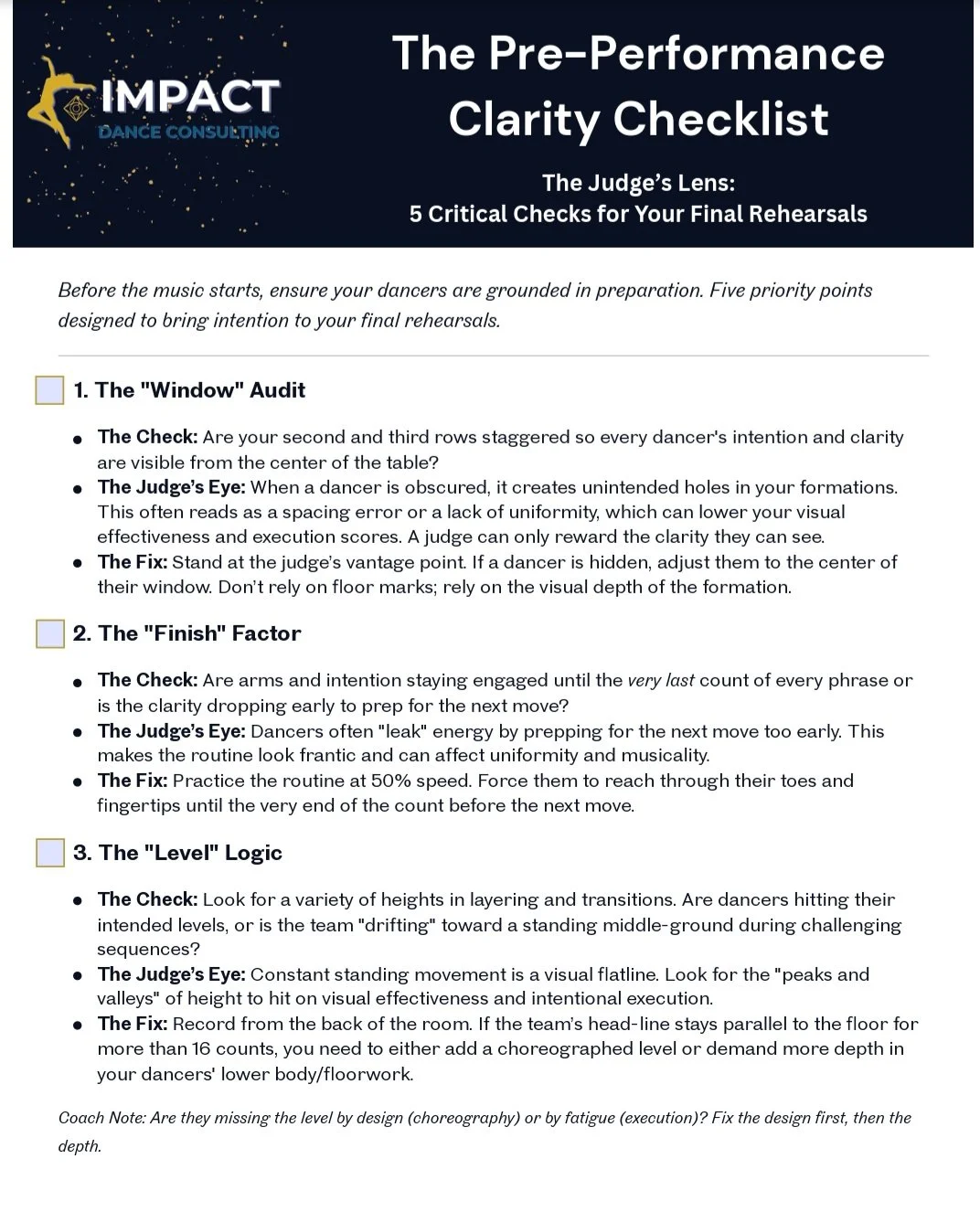 The "Inside Edge": Simple Ways to Refine Your Routine