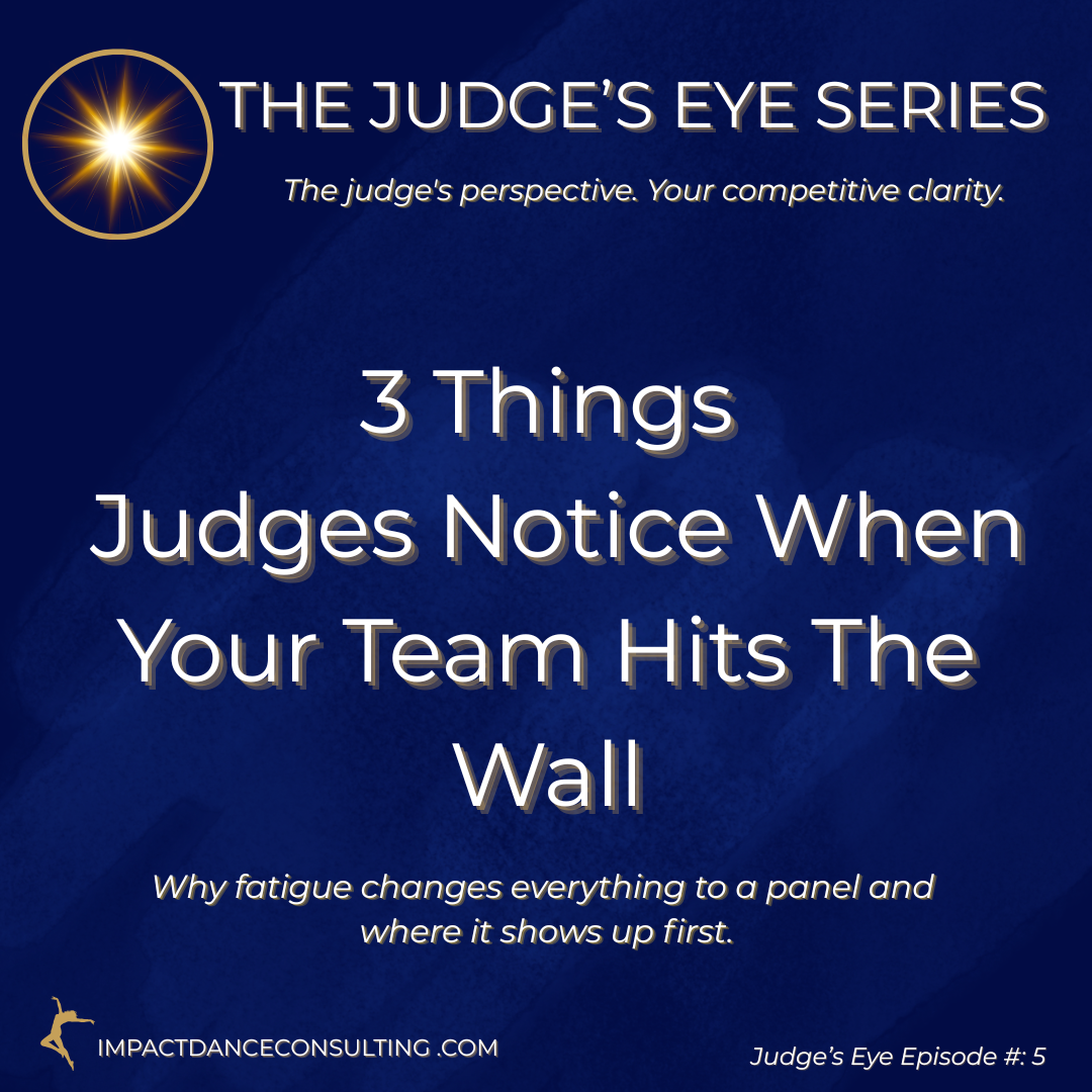 The Judge’s Eye: The First 3 Things A Judge Notices When Your Team Hits A Wall