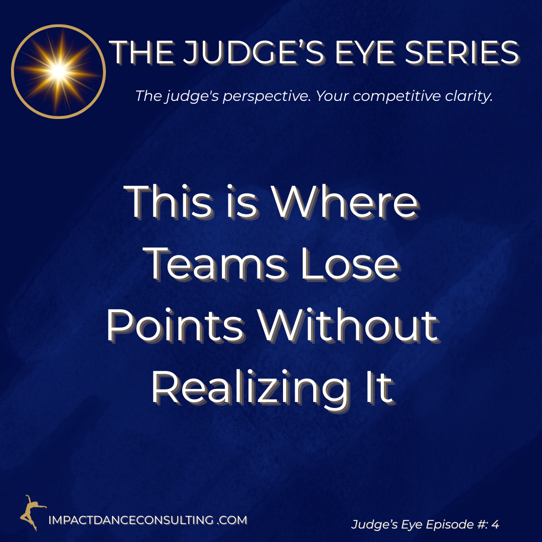 The Judge’s Eye: Where Teams Lose Points Without Realizing It