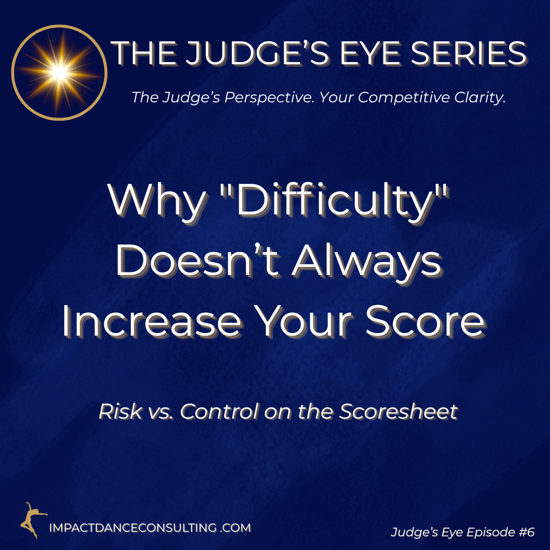 The Judge’s Eye: Why Difficulty Doesn’t Always Increase Scores